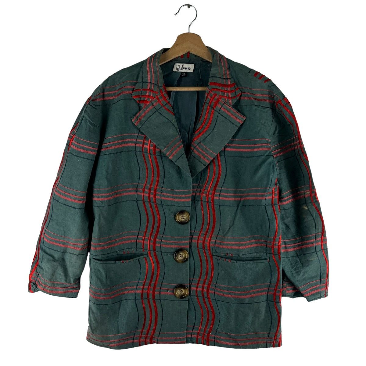 Vintage VINTAGE TYLER MCGILLIVARY QUILTED JACKET Size US M / EU 48-50 / 2 - 1 Thumbnail