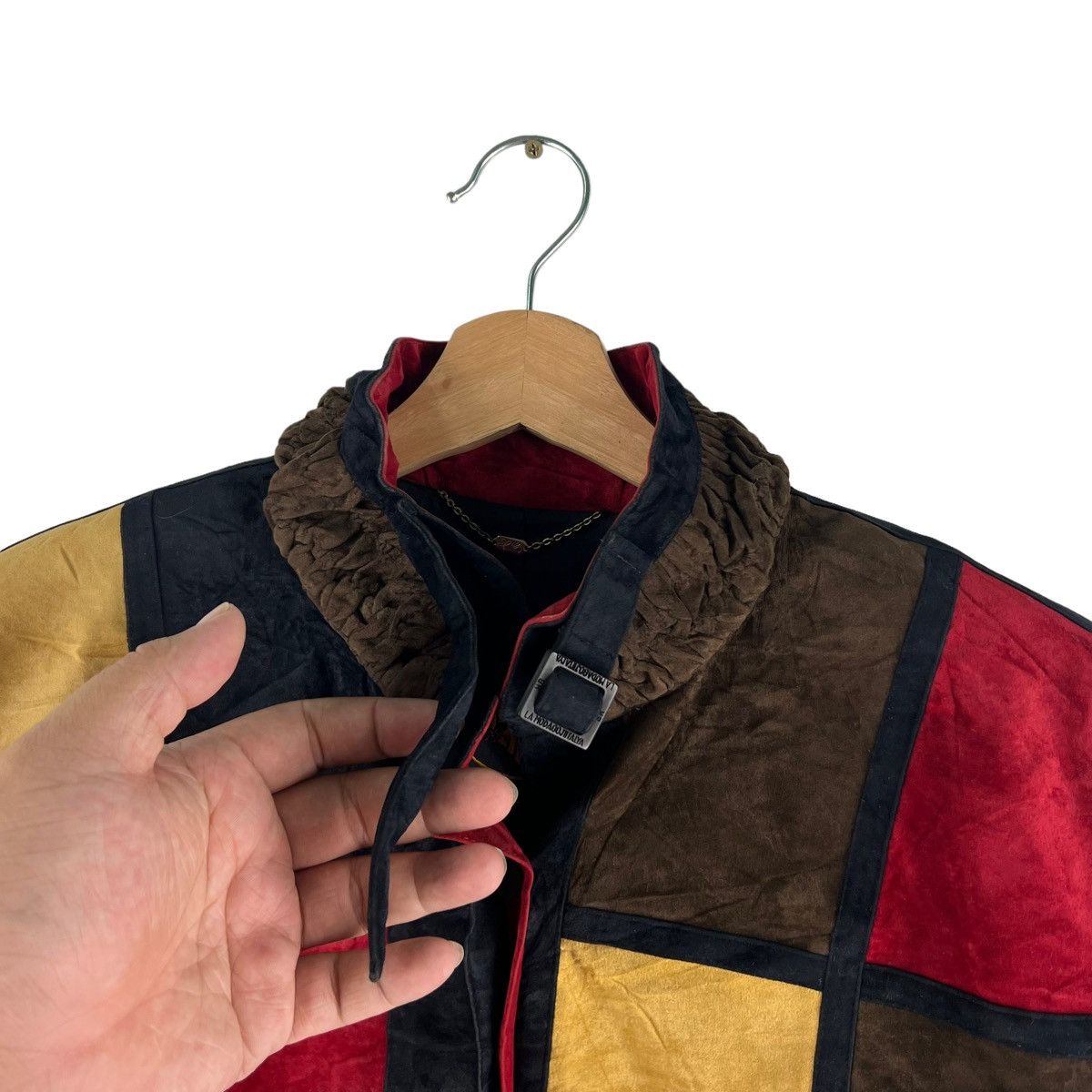 Genuine Leather VINTAGE PATCH WORK GENUINE SOFT LEATHER JACKET JAPAN MADE Size US M / EU 48-50 / 2 - 5 Thumbnail