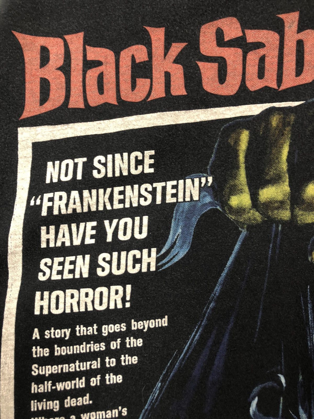 Expert Horror × Vintage Vintage Black Sabbath Boris Karloff Tee Size US XL / EU 56 / 4 - 4 Thumbnail