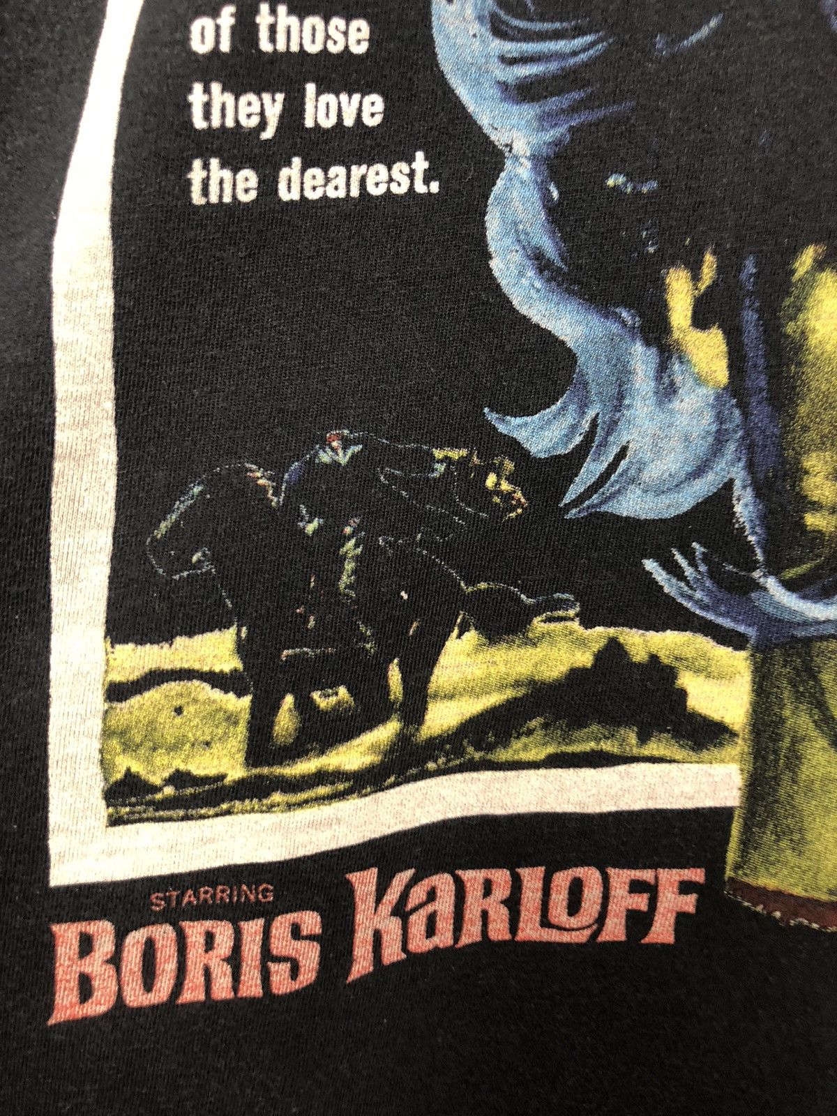 Expert Horror × Vintage Vintage Black Sabbath Boris Karloff Tee Size US XL / EU 56 / 4 - 8 Thumbnail