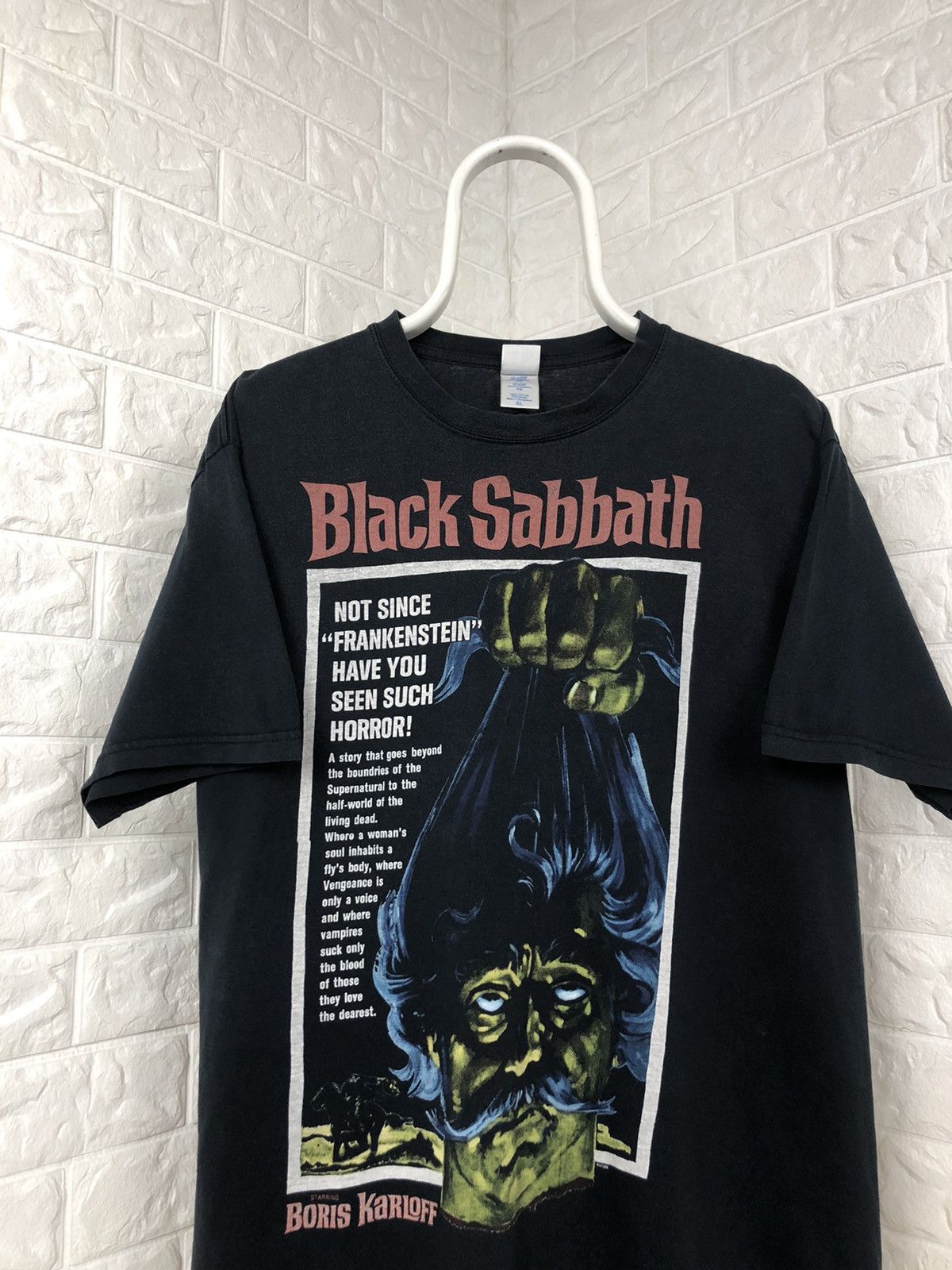 Expert Horror × Vintage Vintage Black Sabbath Boris Karloff Tee Size US XL / EU 56 / 4 - 2 Thumbnail