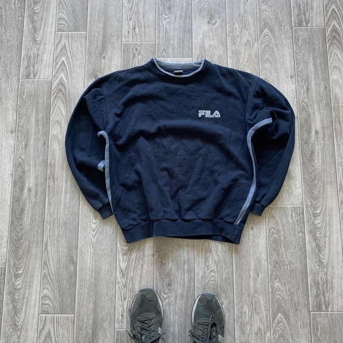 FILA 90s Small logo Y2K Korea sweatshirt | Grailed