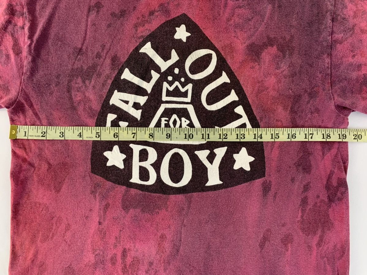 Band Tees 90s Fall Out For Boy Tie Dye Bleach Design Printed Tee Size US M / EU 48-50 / 2 - 6 Thumbnail
