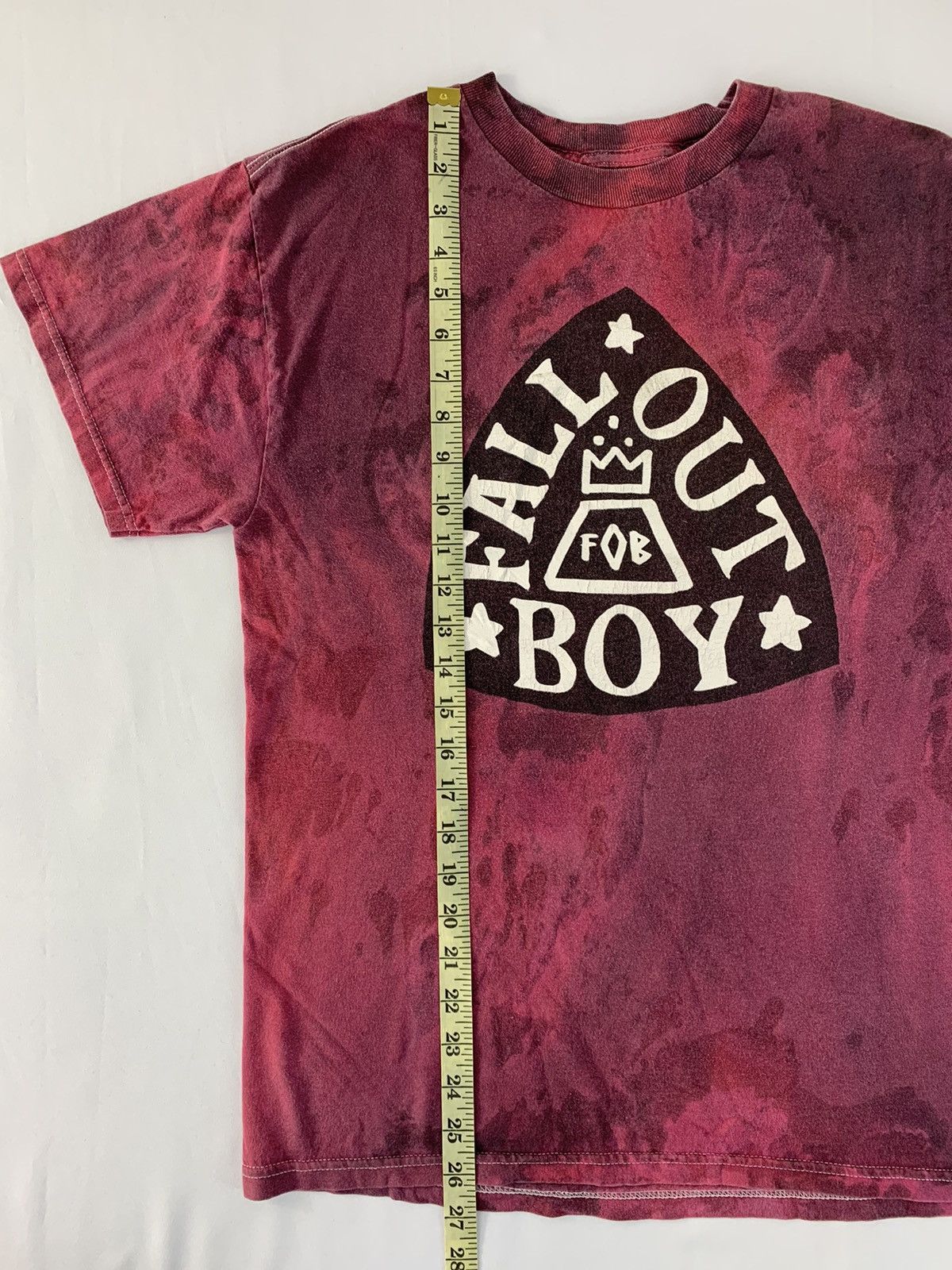 Band Tees 90s Fall Out For Boy Tie Dye Bleach Design Printed Tee Size US M / EU 48-50 / 2 - 7 Thumbnail