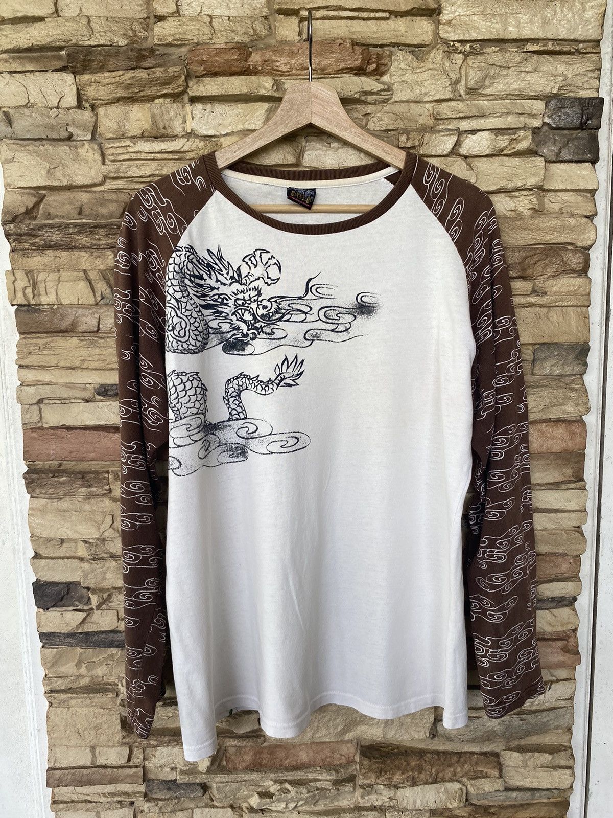 Vintage Vintage Dolo Sukajan Dragon Tiger Long Sleeve Tshirt Size US L / EU 52-54 / 3 - 7 Thumbnail