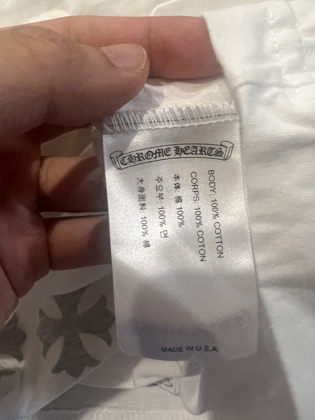 Chrome Hearts Tokyo exclusive eye chart tee Size US S / EU 44-46 / 1 - 3 Thumbnail