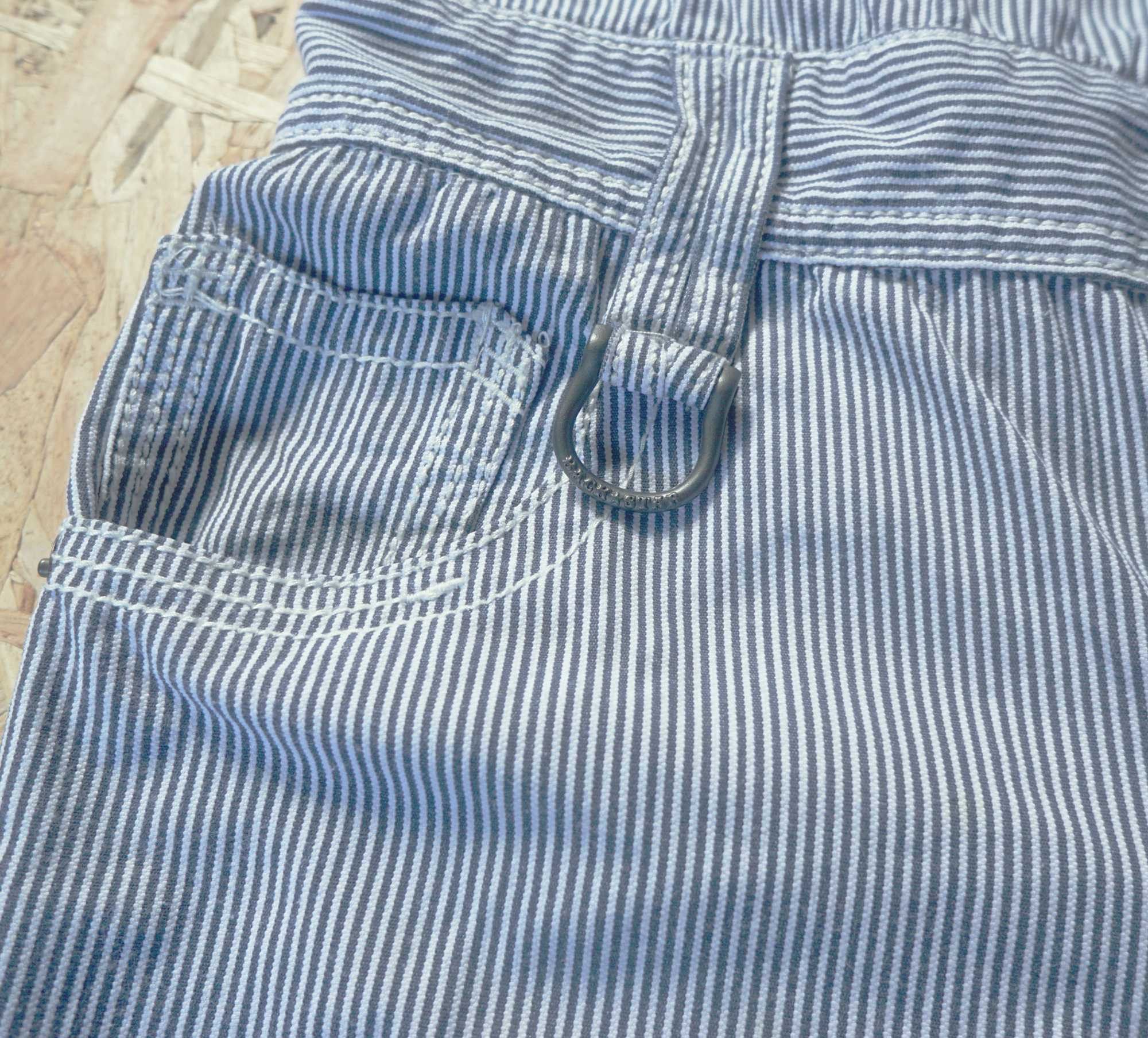 Japanese Brand BACK STAR Hickory Stripes Short Sleeves Coverall Size US 32 / EU 48 - 9 Thumbnail