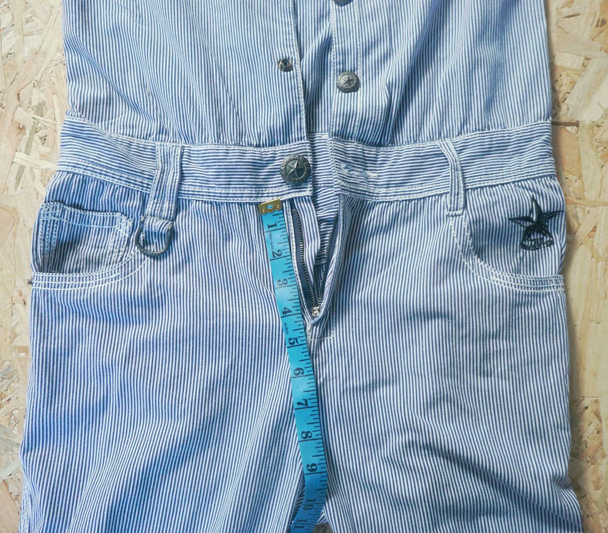 Japanese Brand BACK STAR Hickory Stripes Short Sleeves Coverall Size US 32 / EU 48 - 18 Thumbnail