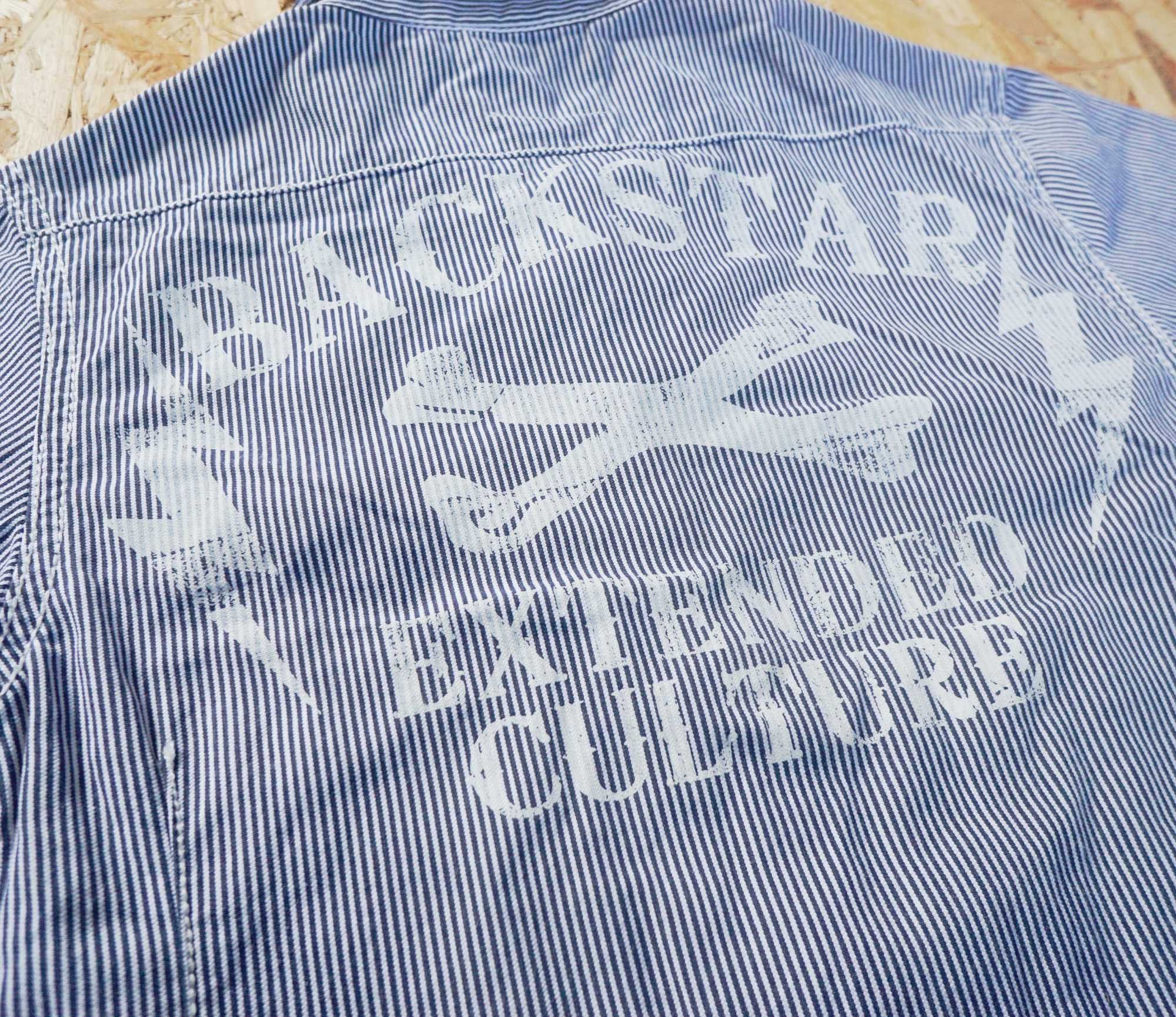 Japanese Brand BACK STAR Hickory Stripes Short Sleeves Coverall Size US 32 / EU 48 - 4 Thumbnail