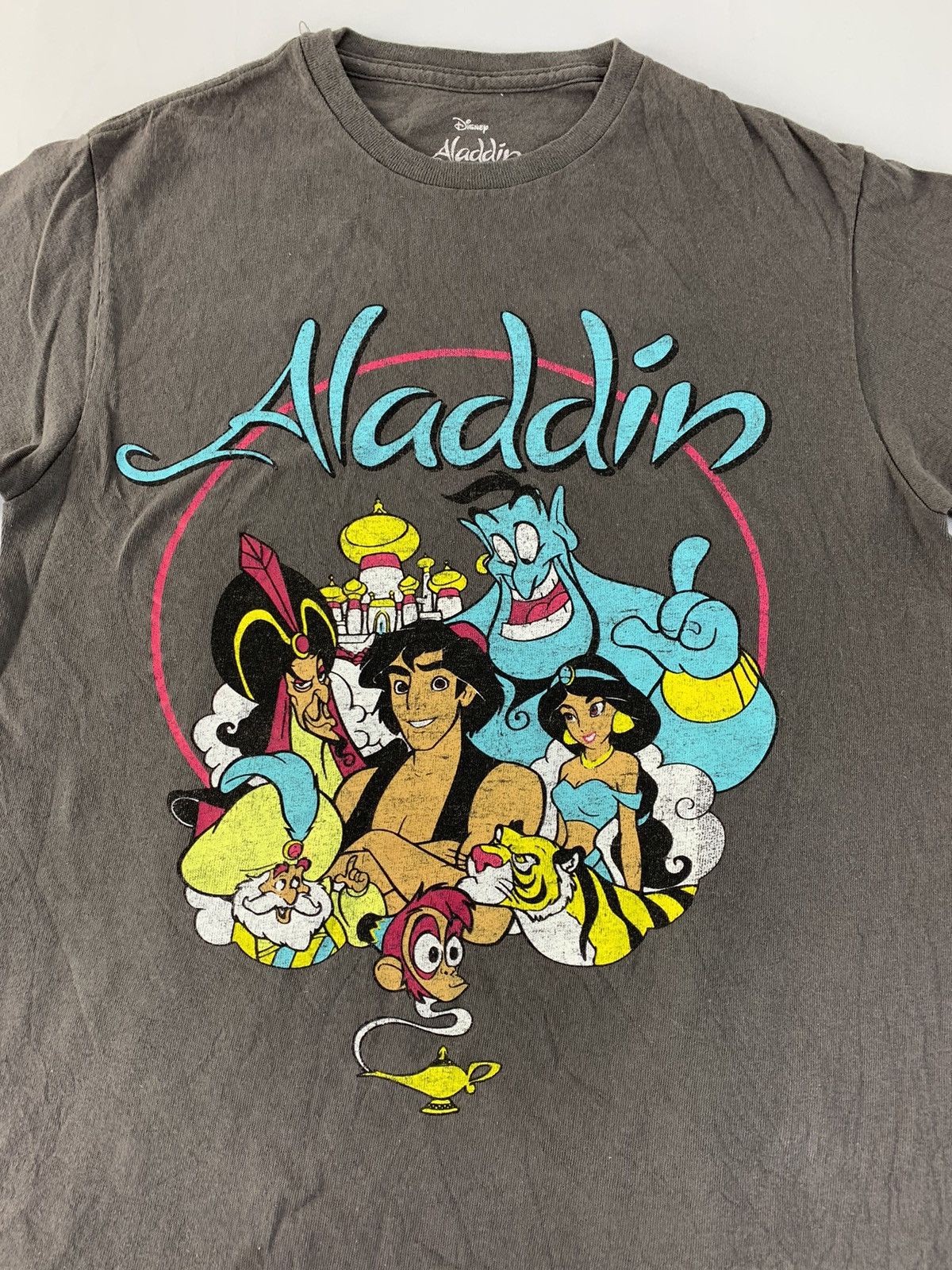 Disney Walt Disney Aladdin Animated Cartoon Big Screen Printed Tee Size US S / EU 44-46 / 1 - 3 Thumbnail