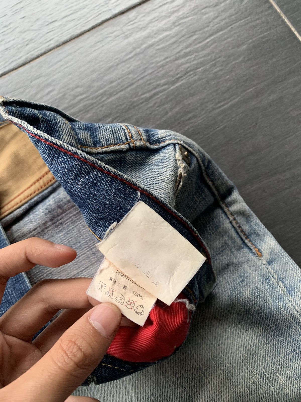 Japanese Brand Vintage Flash Report Selvedge Distressed Denim Size US 31 - 8 Thumbnail