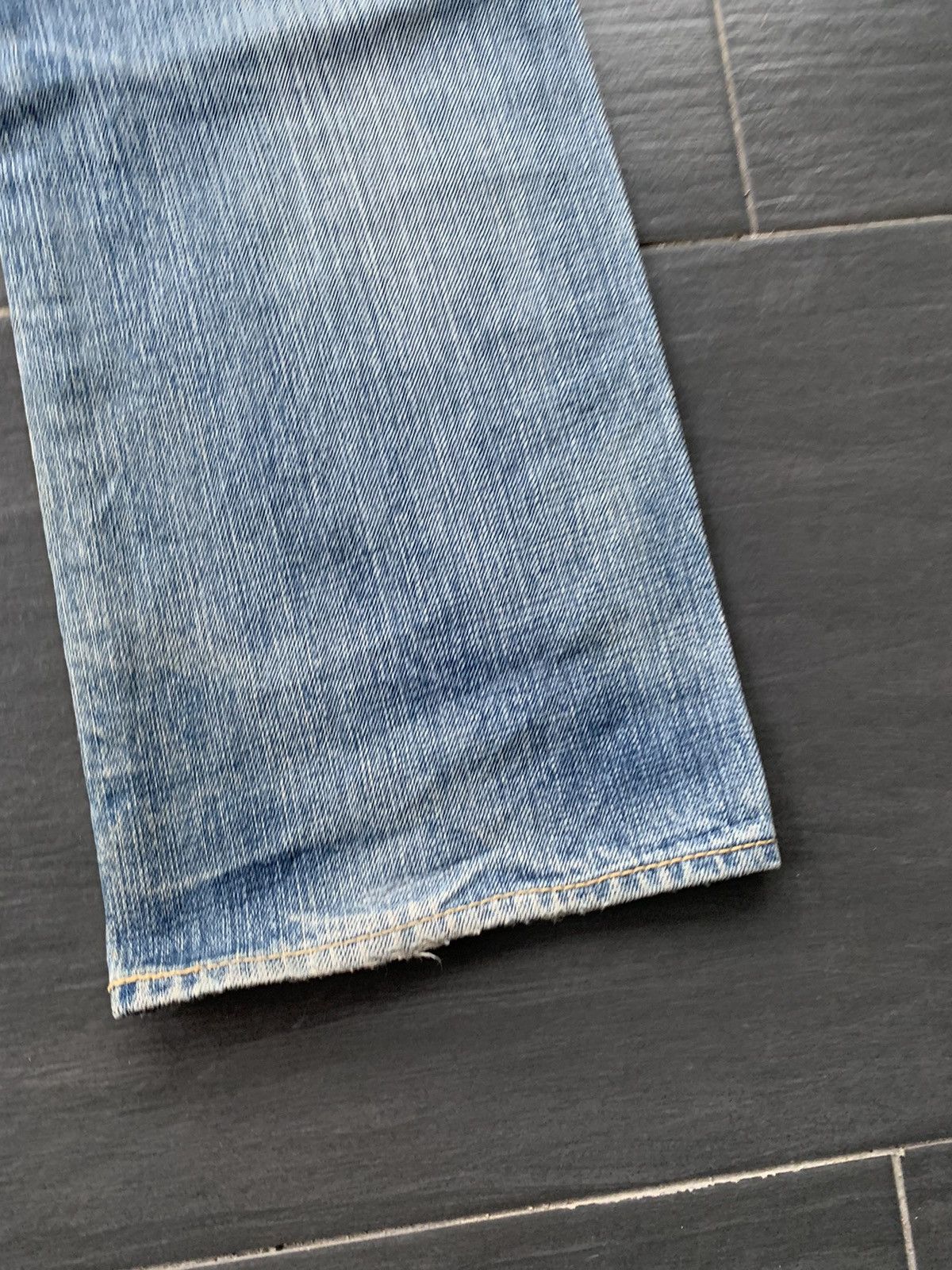 Japanese Brand Vintage Flash Report Selvedge Distressed Denim Size US 31 - 10 Thumbnail