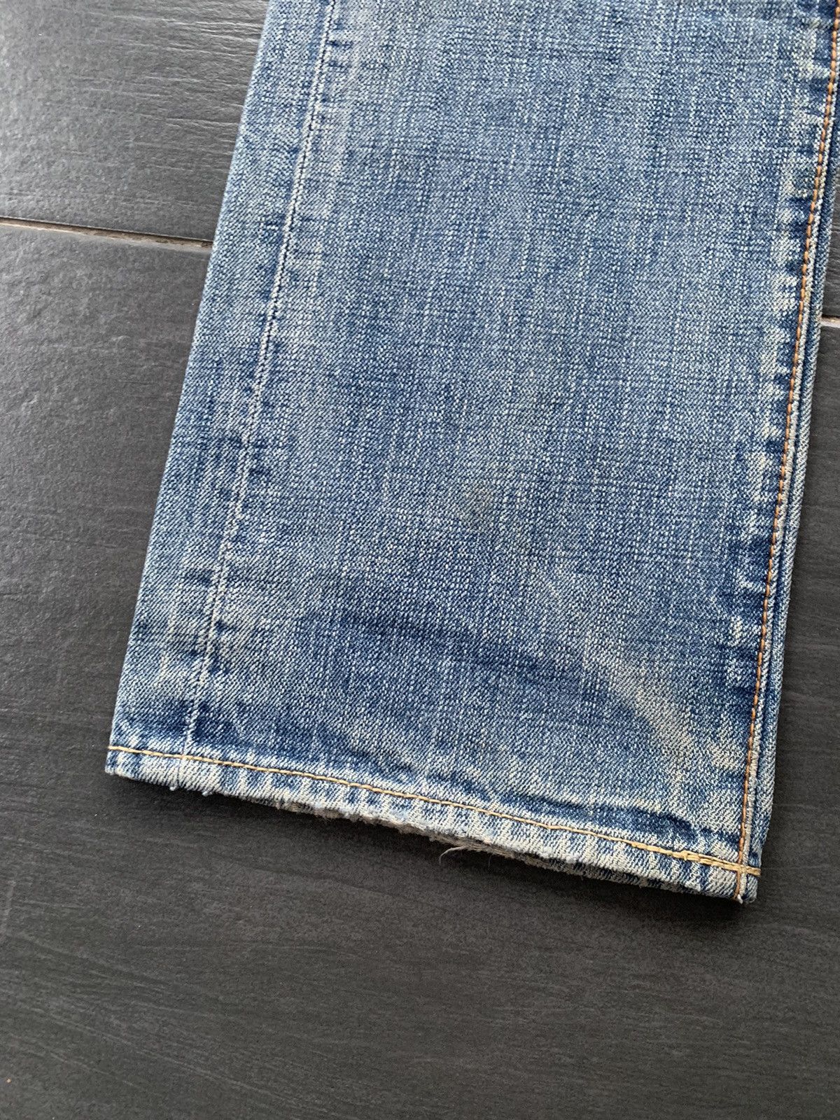 Japanese Brand Vintage Flash Report Selvedge Distressed Denim Size US 31 - 2 Thumbnail