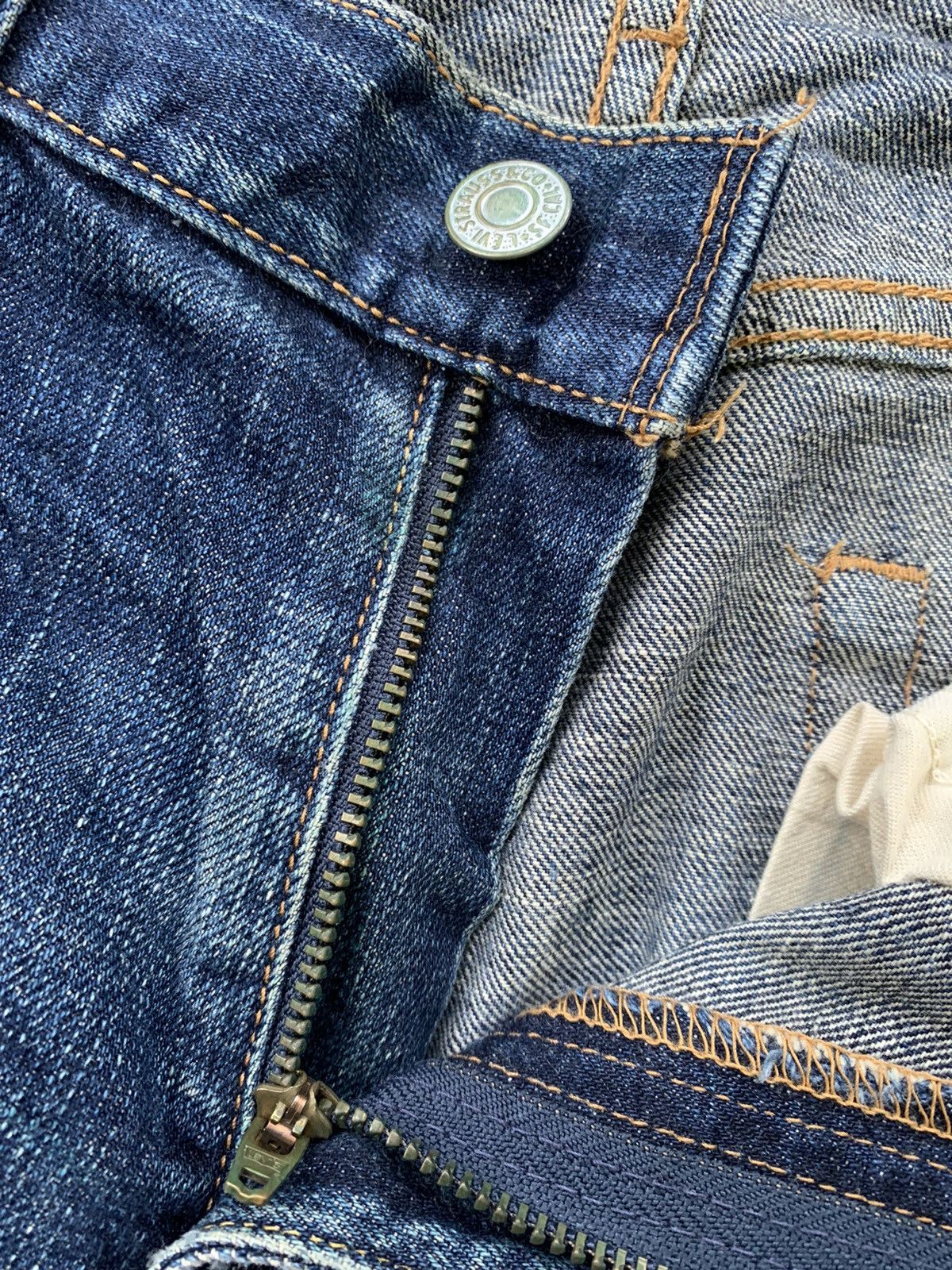 Levi's Vintage Clothing Levis 533 Distressed Denim Size US 34 / EU 50 - 5 Thumbnail