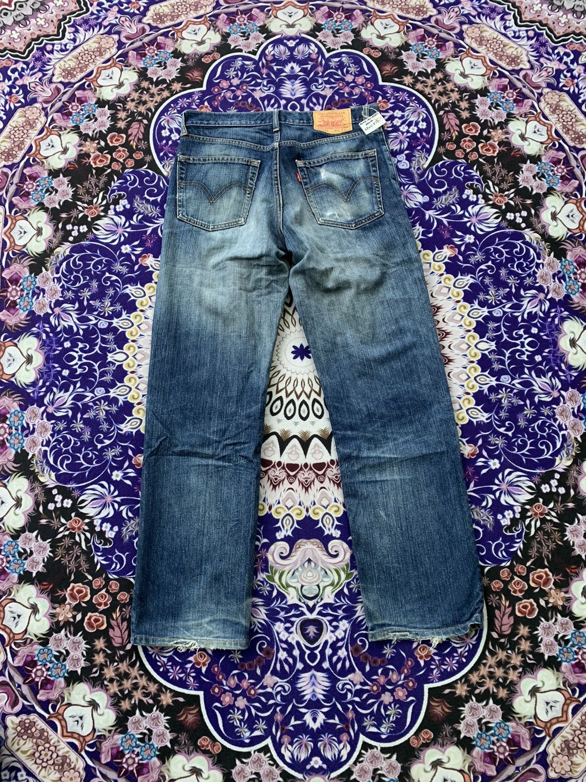 Levi's Vintage Clothing Levis 533 Distressed Denim Size US 34 / EU 50 - 8 Thumbnail
