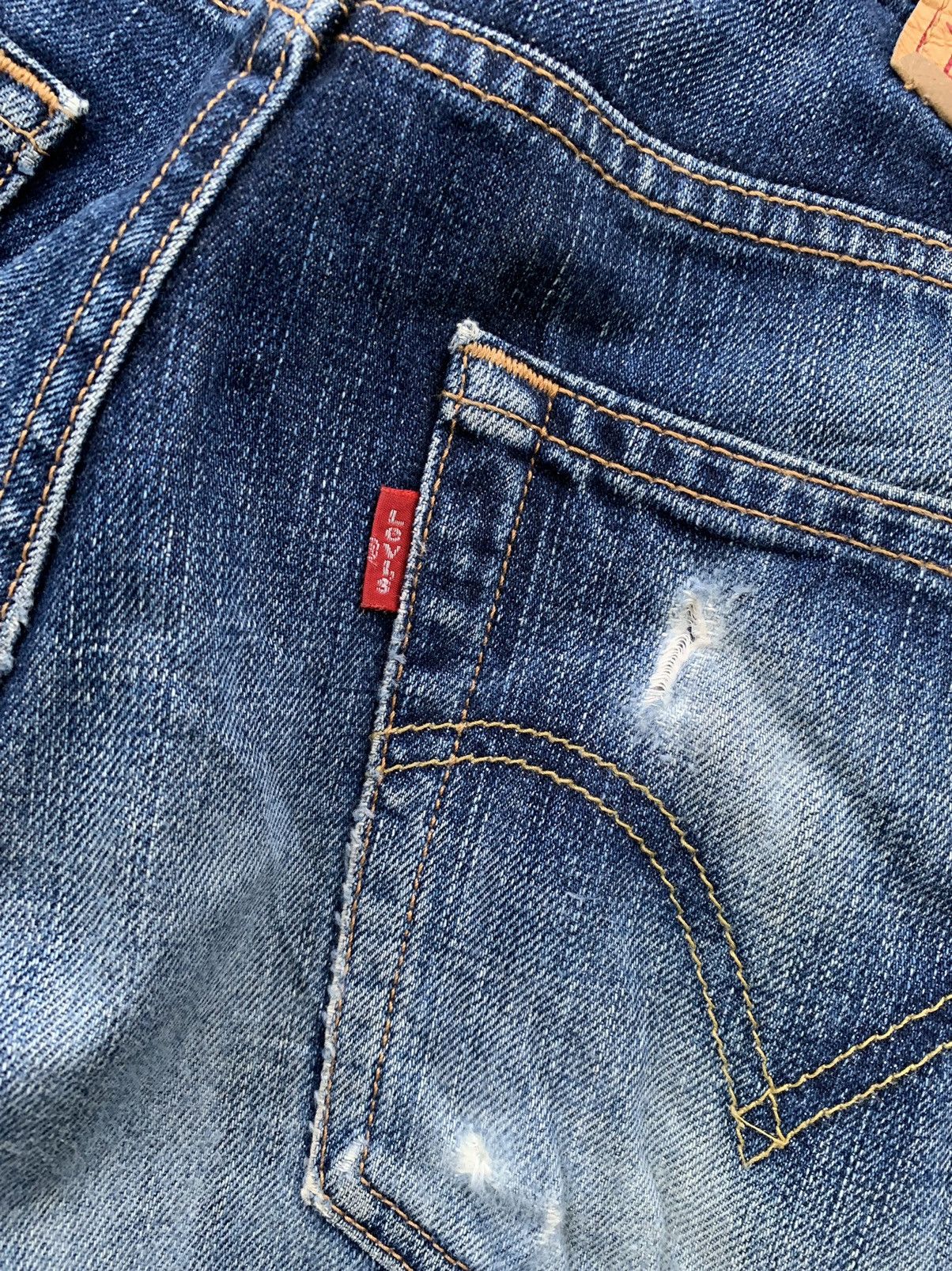 Levi's Vintage Clothing Levis 533 Distressed Denim Size US 34 / EU 50 - 12 Thumbnail