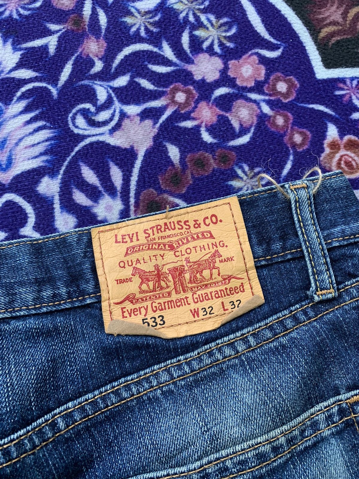 Levi's Vintage Clothing Levis 533 Distressed Denim Size US 34 / EU 50 - 13 Thumbnail