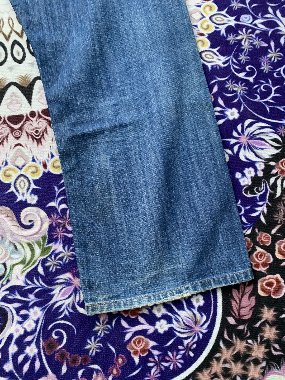 Levi's Vintage Clothing Levis 503 Faded Distressed Denim Size US 35 - 11 Thumbnail
