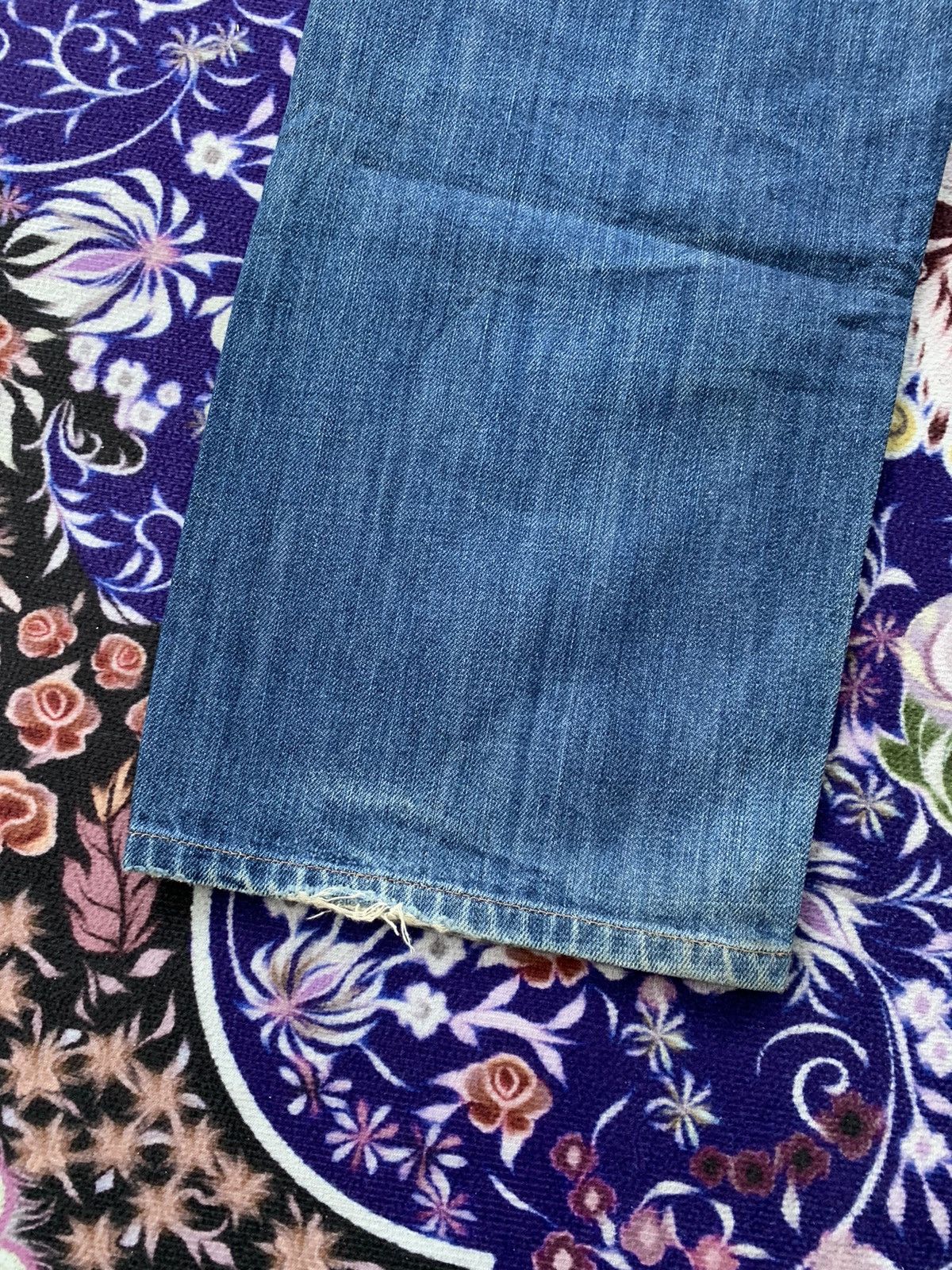 Levi's Vintage Clothing Levis 503 Faded Distressed Denim Size US 35 - 10 Thumbnail