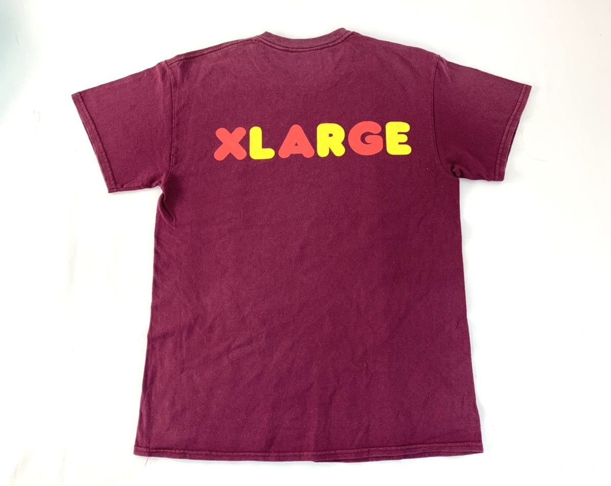Hype X Large Embroidery Fries Logo Spell Out Printed Tee