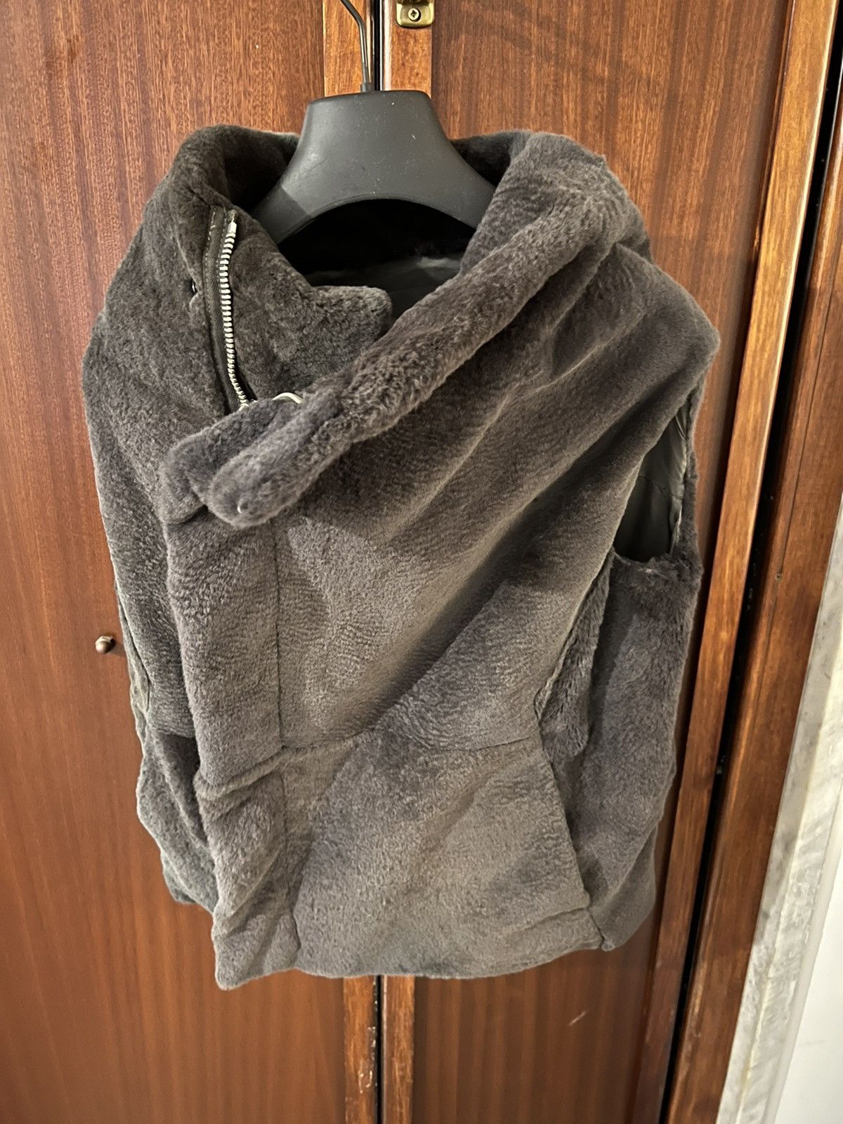 image of Rick Owens Vest in Dark Dust, Men's (Size Small)