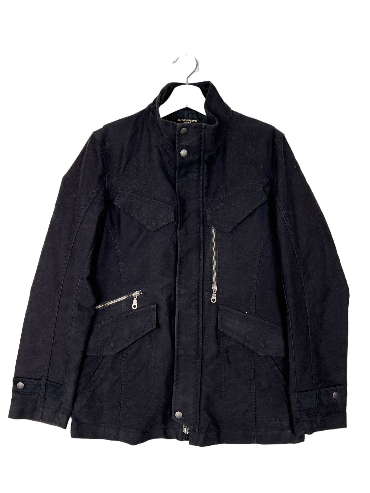 HIDEAWAYS 💥 HIDEAWAYS ASYMMETRIC ZIPPER CARGO JACKET Size US S / EU 44-46 / 1 - 5 Thumbnail