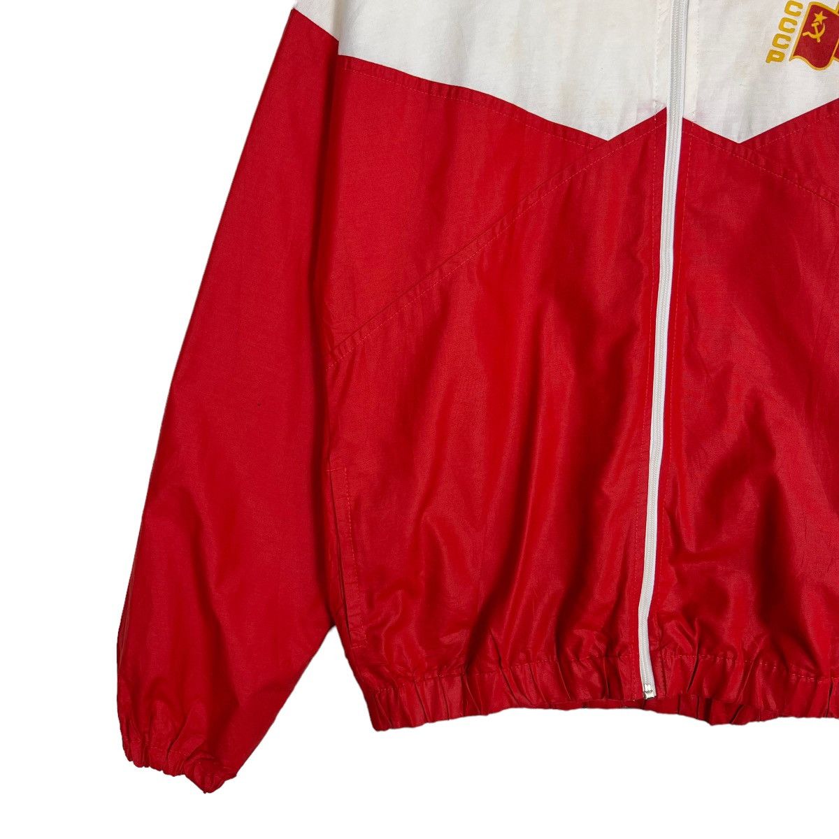 Vintage 💥 1980s VINTAGE CCCP TRAINER JACKET Size US XL / EU 56 / 4 - 2 Thumbnail