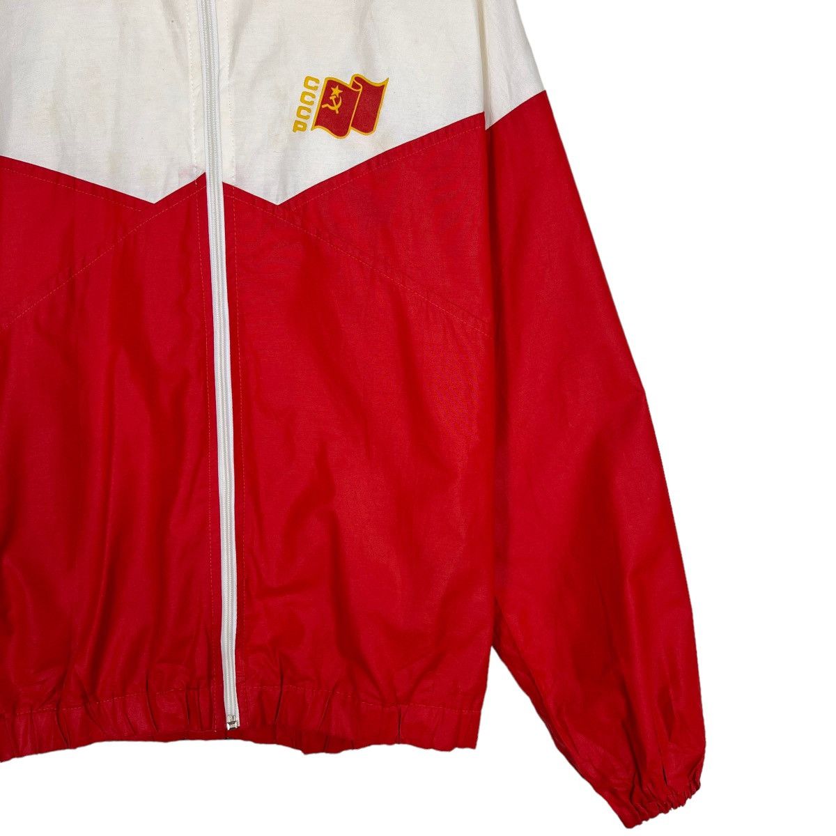 Vintage 💥 1980s VINTAGE CCCP TRAINER JACKET Size US XL / EU 56 / 4 - 4 Thumbnail