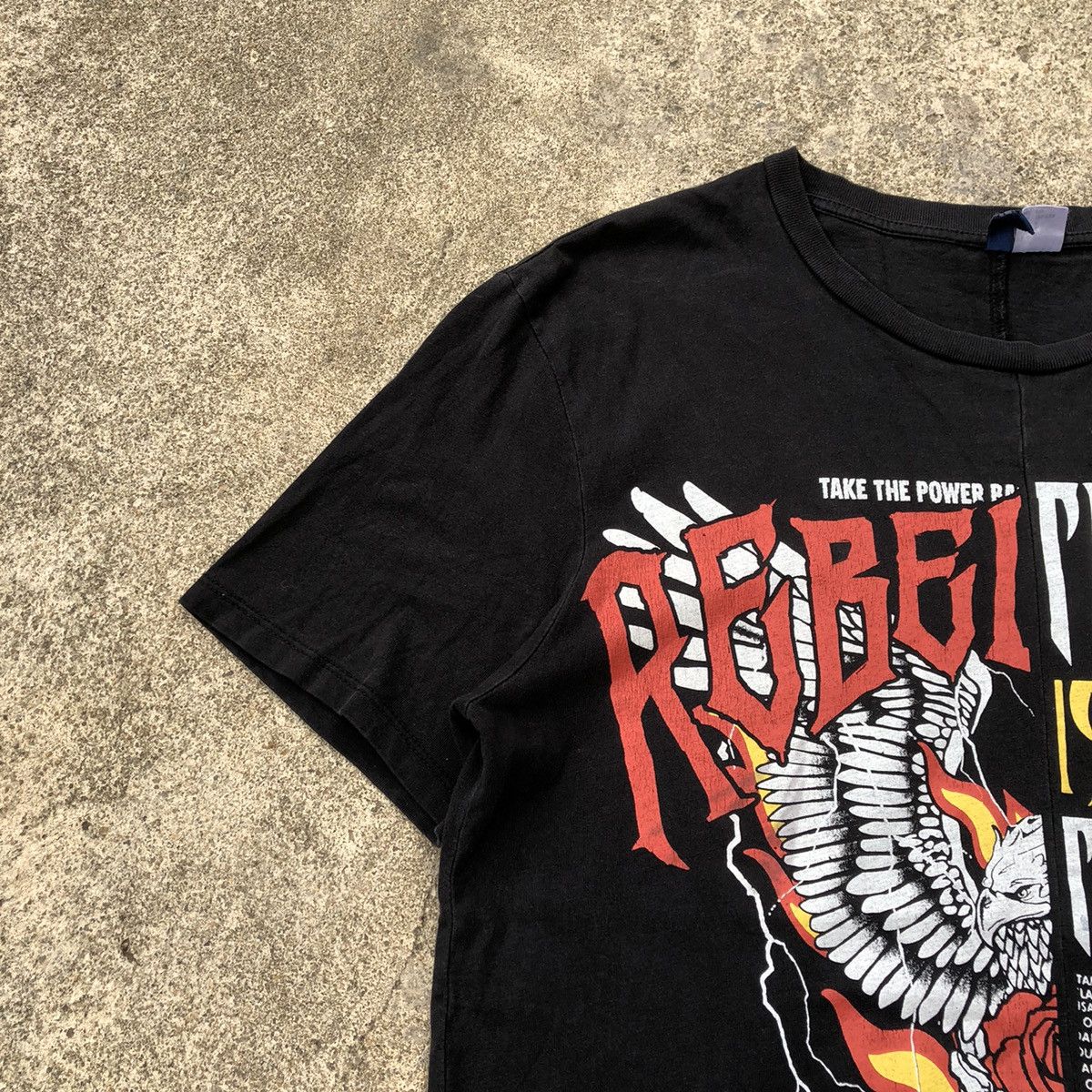 Band Tees × H&M 🔥Rare🔥Rebel Thunder By H&M Center Stitch Promo Concert Tee Size US M / EU 48-50 / 2 - 6 Thumbnail
