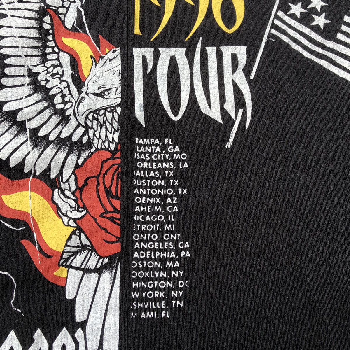 Band Tees × H&M 🔥Rare🔥Rebel Thunder By H&M Center Stitch Promo Concert Tee Size US M / EU 48-50 / 2 - 3 Thumbnail