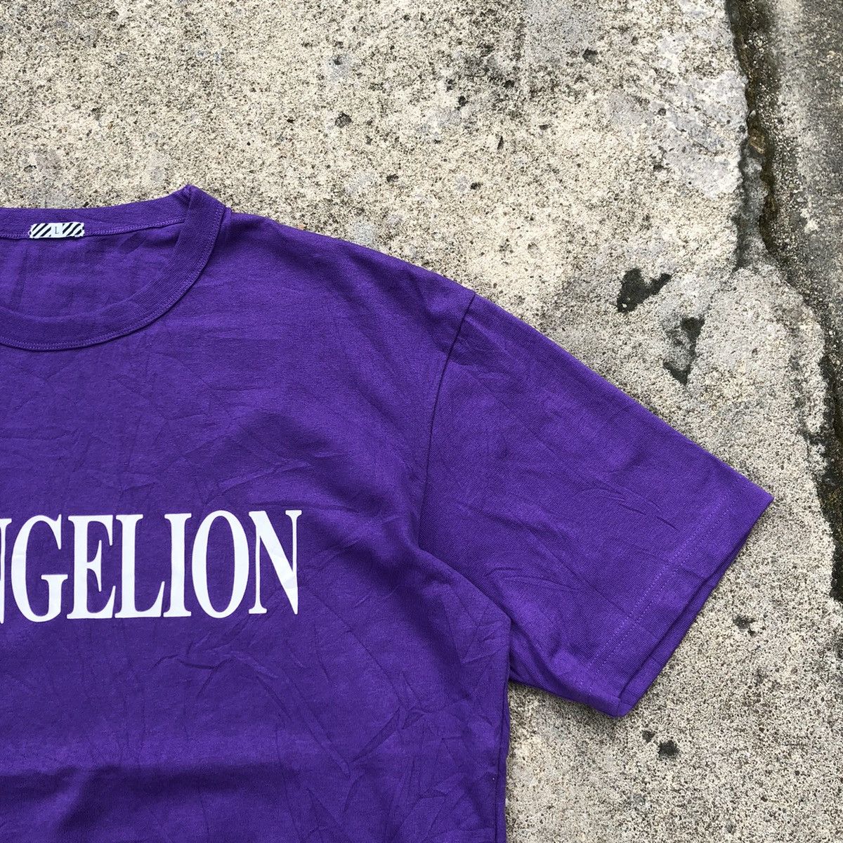Anime × Vintage 🔥Rare🔥🇯🇵Evangelion Spellout Promo Anime Manga Series Movie Size US XL / EU 56 / 4 - 5 Thumbnail