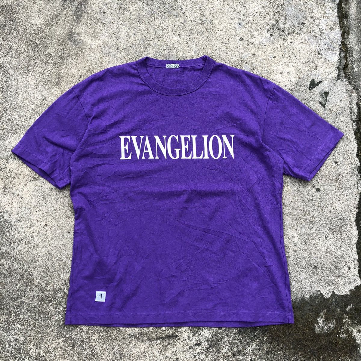 Anime × Vintage 🔥Rare🔥🇯🇵Evangelion Spellout Promo Anime Manga Series Movie Size US XL / EU 56 / 4 - 1 Thumbnail
