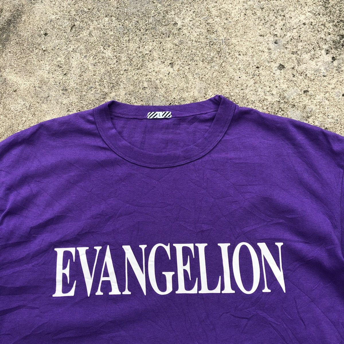 Anime × Vintage 🔥Rare🔥🇯🇵Evangelion Spellout Promo Anime Manga Series Movie Size US XL / EU 56 / 4 - 2 Thumbnail