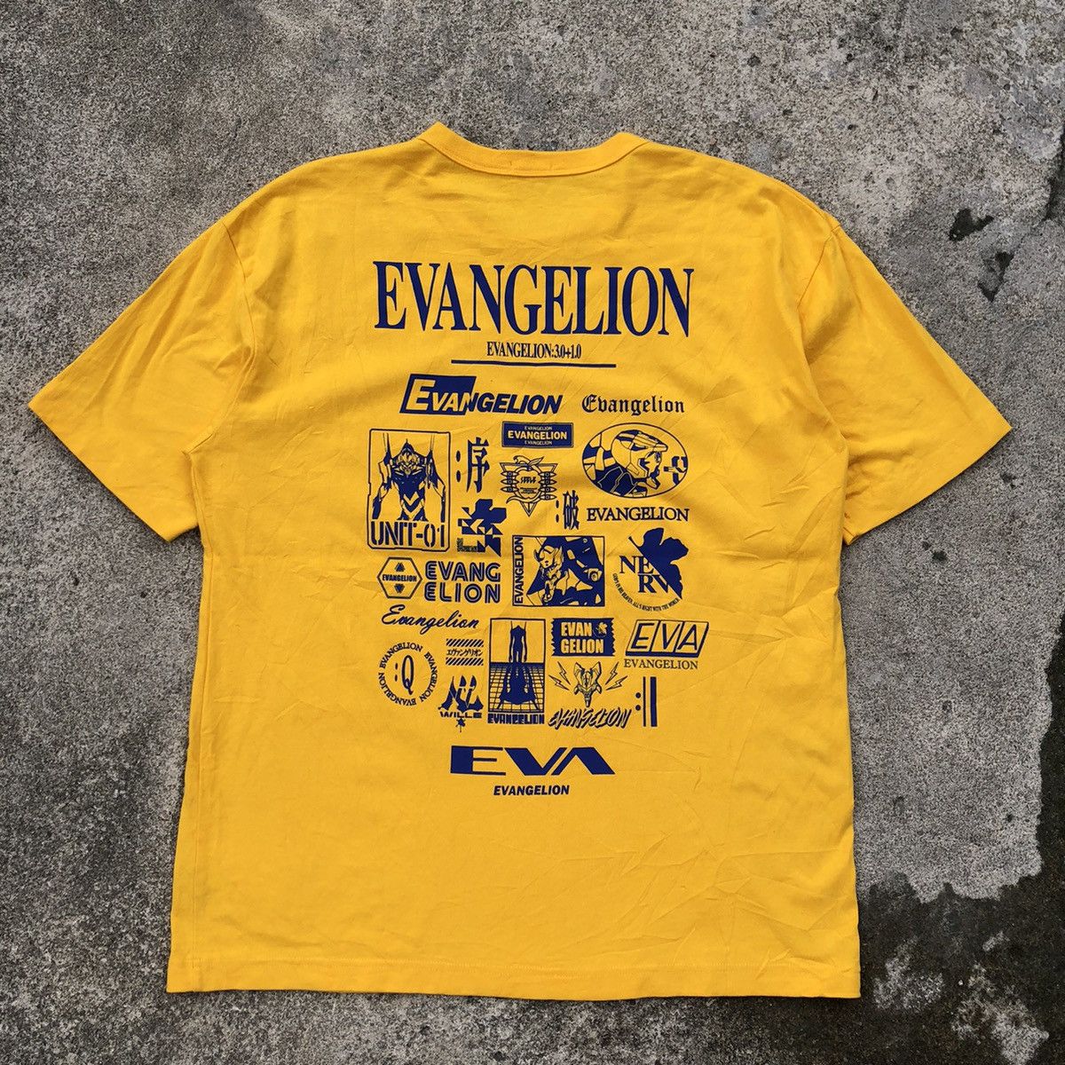 Anime × Vintage 🔥Rare🔥🇯🇵Evangelion Project Eva Big Hit Promo Anime Movie Tee Size US L / EU 52-54 / 3 - 1 Thumbnail