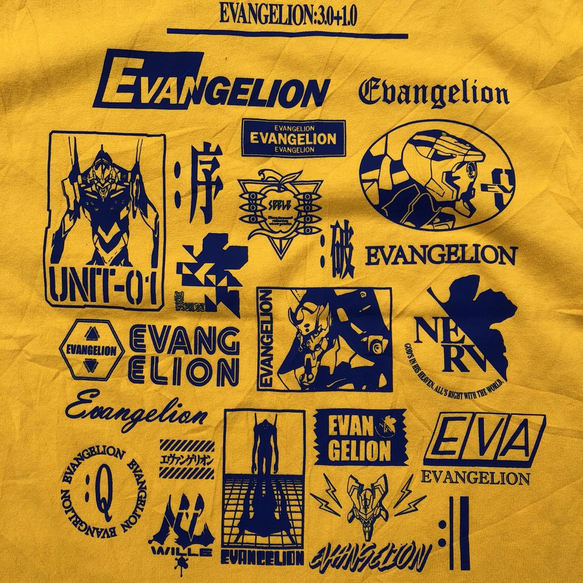 Anime × Vintage 🔥Rare🔥🇯🇵Evangelion Project Eva Big Hit Promo Anime Movie Tee Size US L / EU 52-54 / 3 - 3 Thumbnail