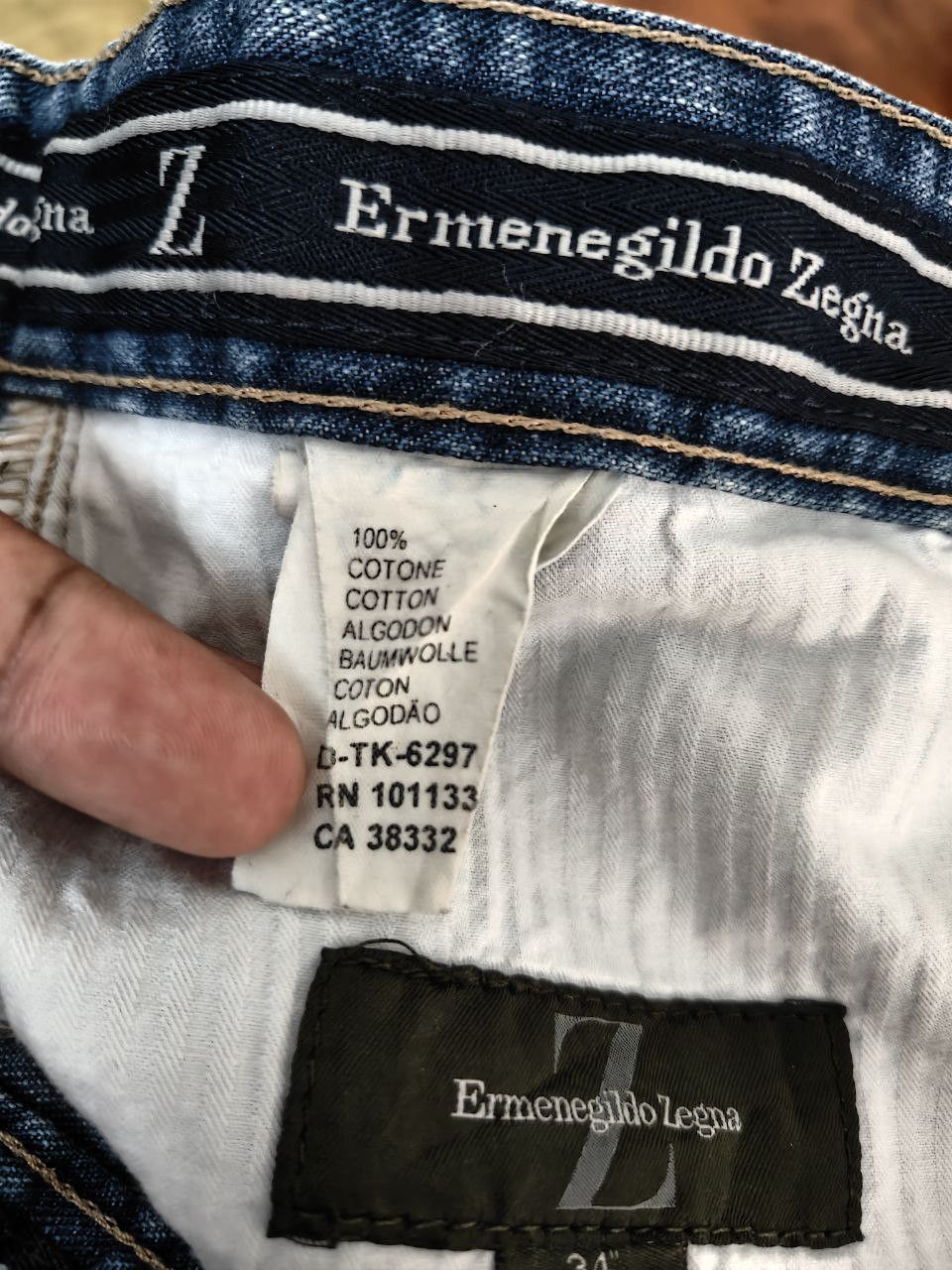 Ermenegildo Zegna Ermenegildo Zegna Denim Pant Size US 34 / EU 50 - 7 Thumbnail
