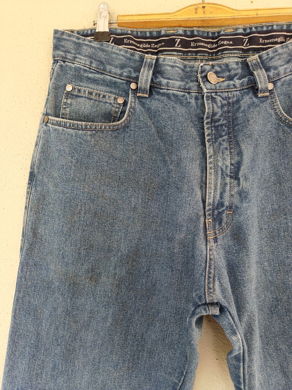 Ermenegildo Zegna Ermenegildo Zegna Denim Pant Size US 34 / EU 50 - 6 Thumbnail
