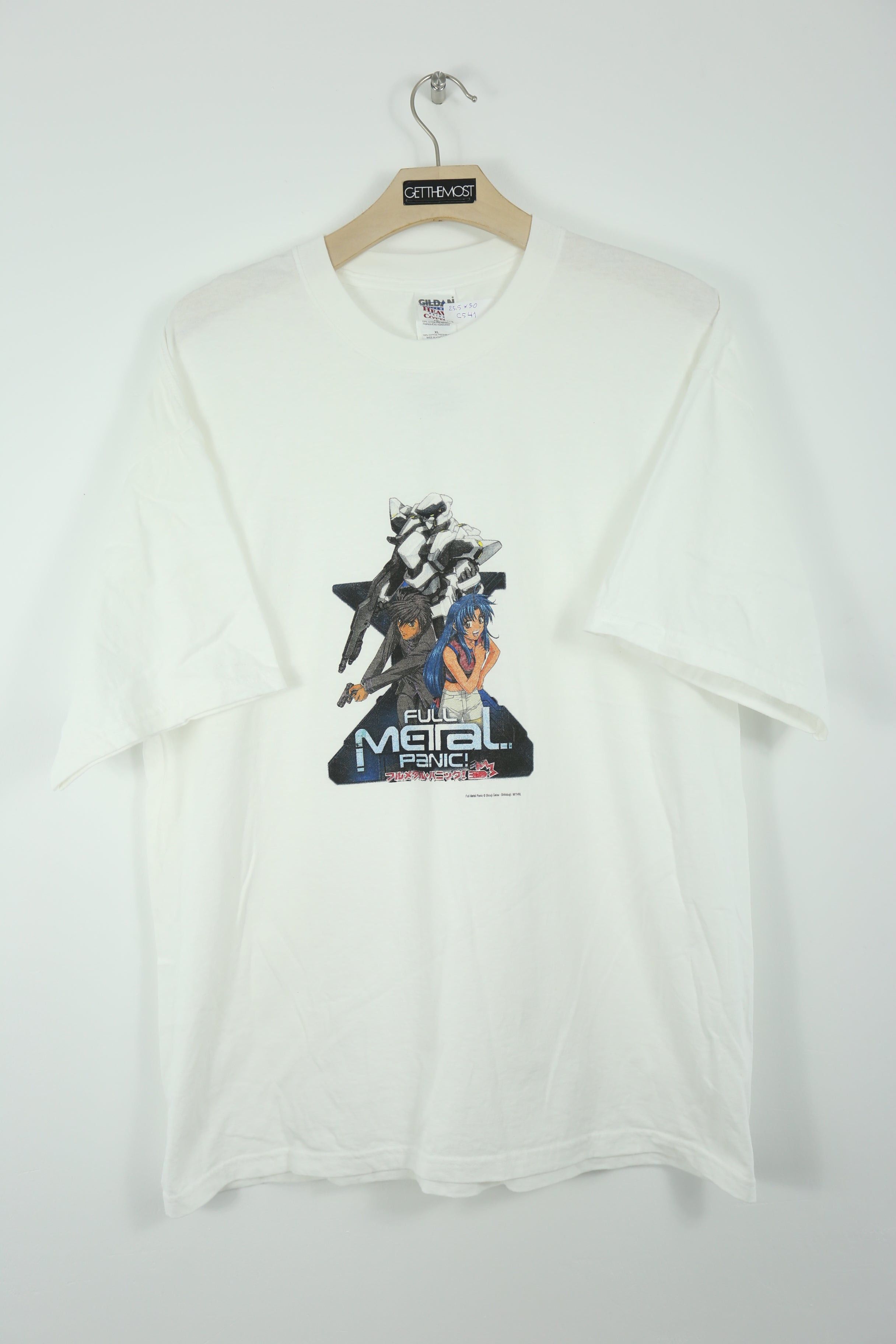 Anime × Vintage GTMC541 Vintage 2002 Japan Anime Full Metal Panic tees (XL) Size US XL / EU 56 / 4 - 1 Thumbnail