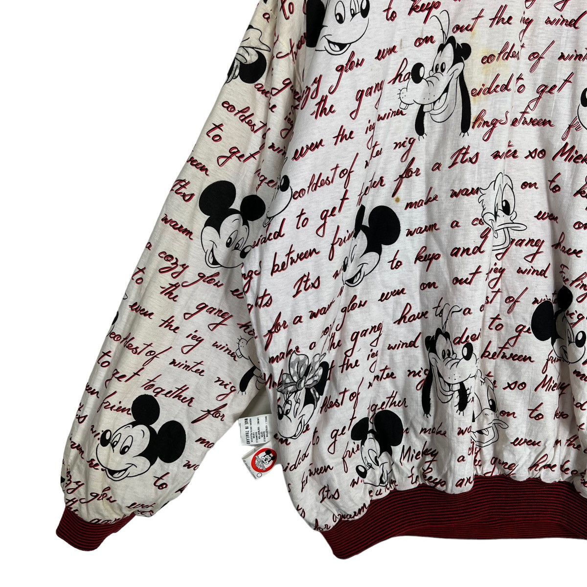 Disney × Mickey Mouse × Vintage 💥 1970s MICKEY MOUSE REVERSIBLE OVERPRINT Size US M / EU 48-50 / 2 - 9 Thumbnail