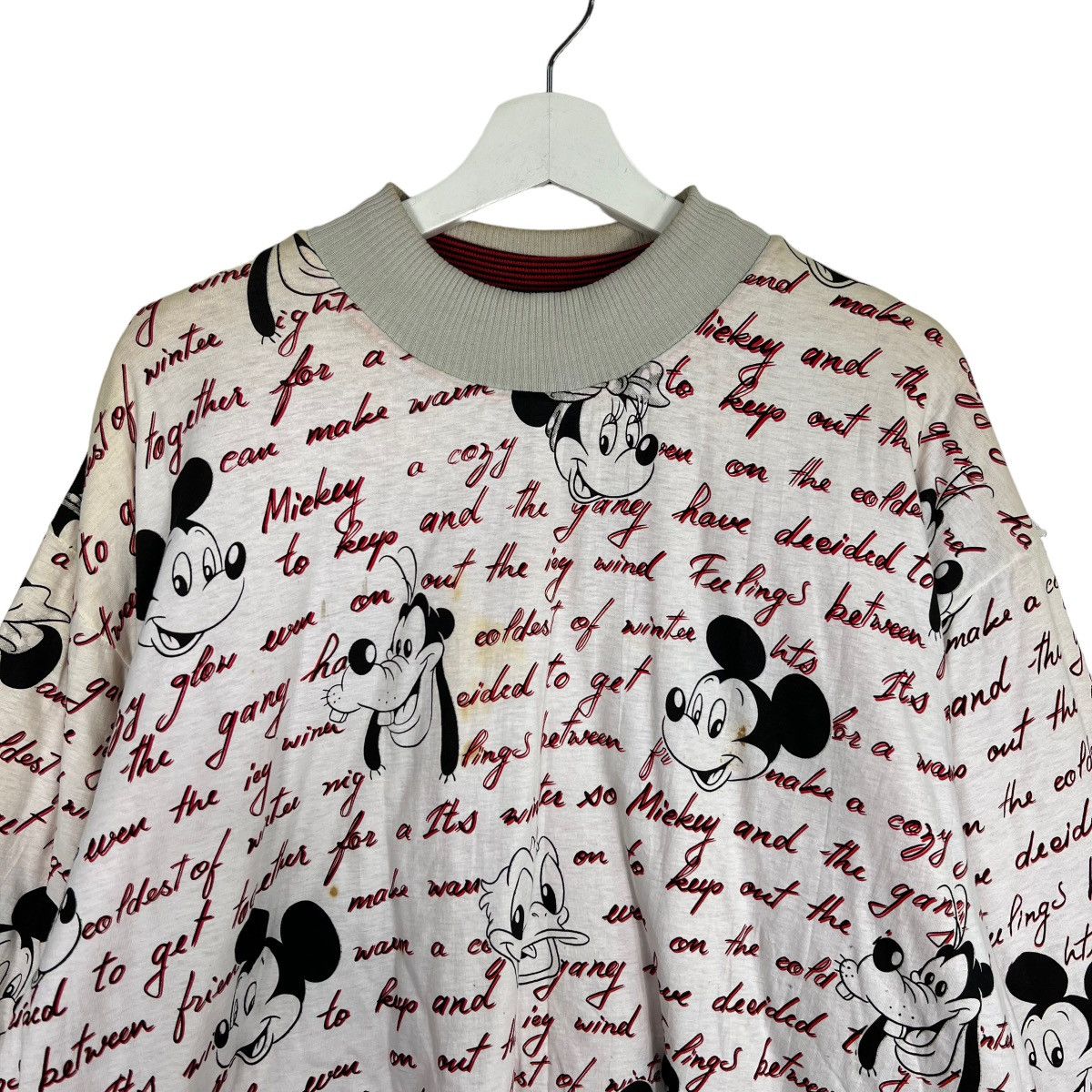 Disney × Mickey Mouse × Vintage 💥 1970s MICKEY MOUSE REVERSIBLE OVERPRINT Size US M / EU 48-50 / 2 - 10 Thumbnail