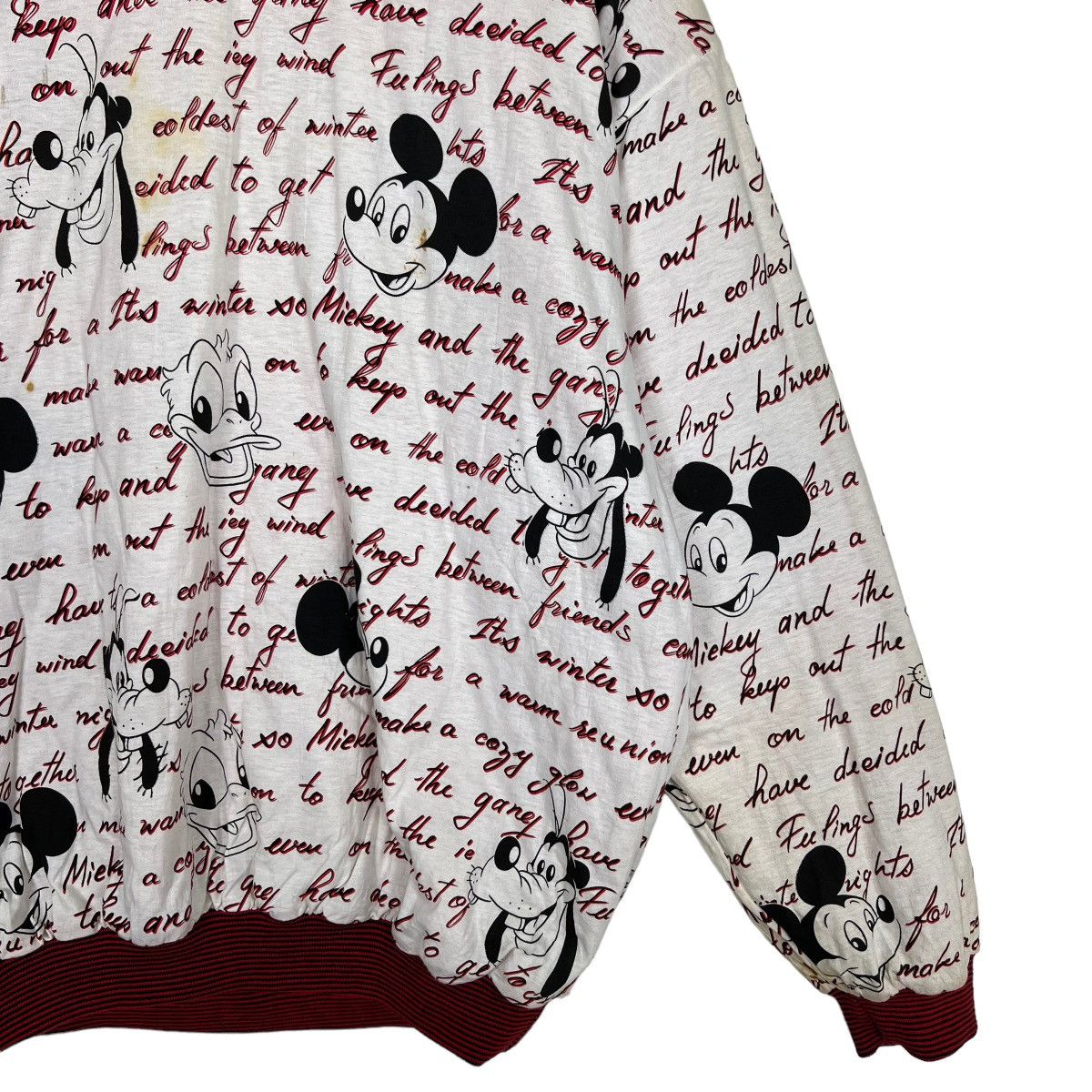 Disney × Mickey Mouse × Vintage 💥 1970s MICKEY MOUSE REVERSIBLE OVERPRINT Size US M / EU 48-50 / 2 - 11 Thumbnail