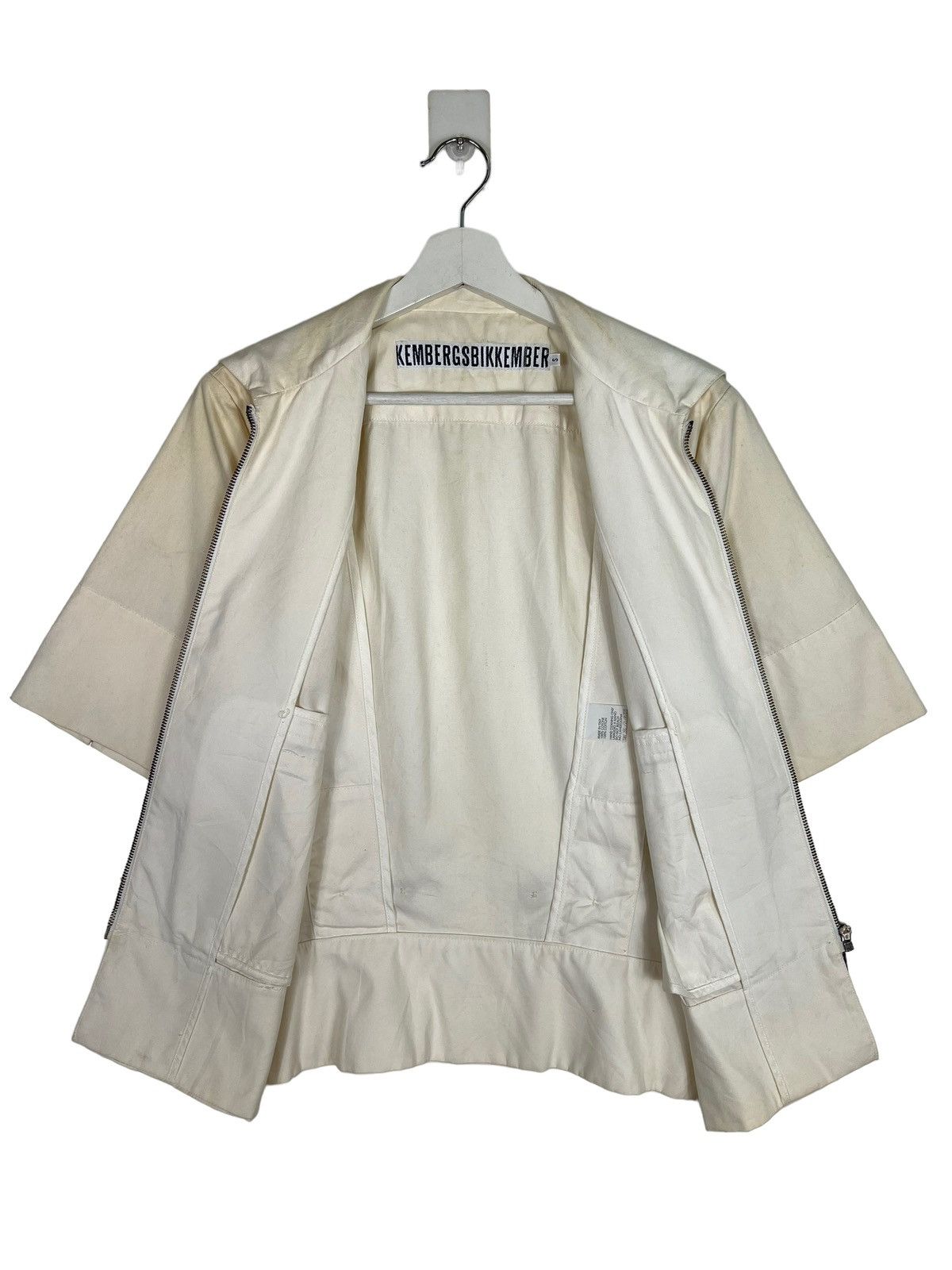 Dirk Bikkembergs 💥 DIRK BIKKEMBERS SHORT SLEEVE JACKET MADE IN ITALY Size US S / EU 44-46 / 1 - 8 Thumbnail