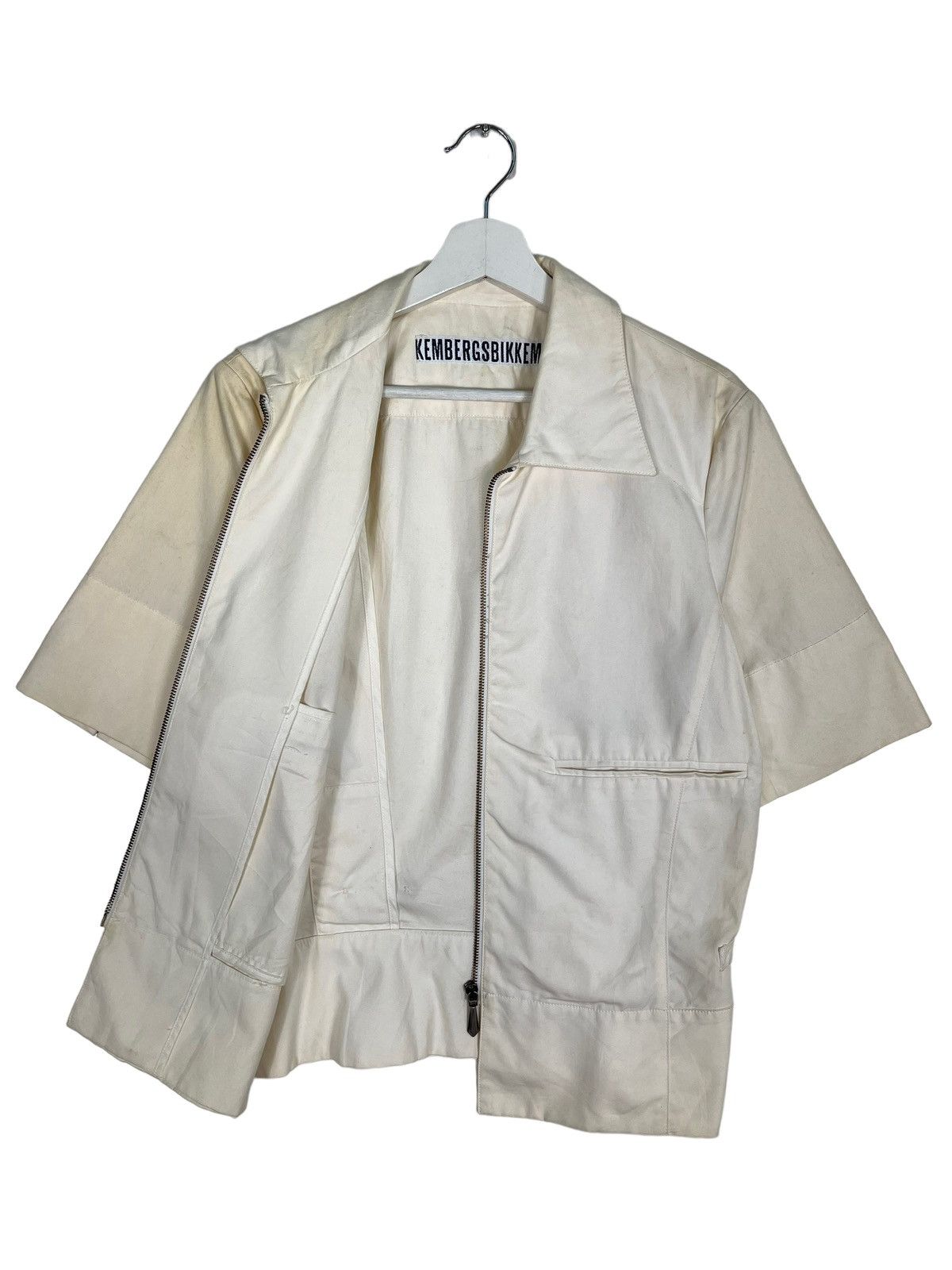 Dirk Bikkembergs 💥 DIRK BIKKEMBERS SHORT SLEEVE JACKET MADE IN ITALY Size US S / EU 44-46 / 1 - 7 Thumbnail