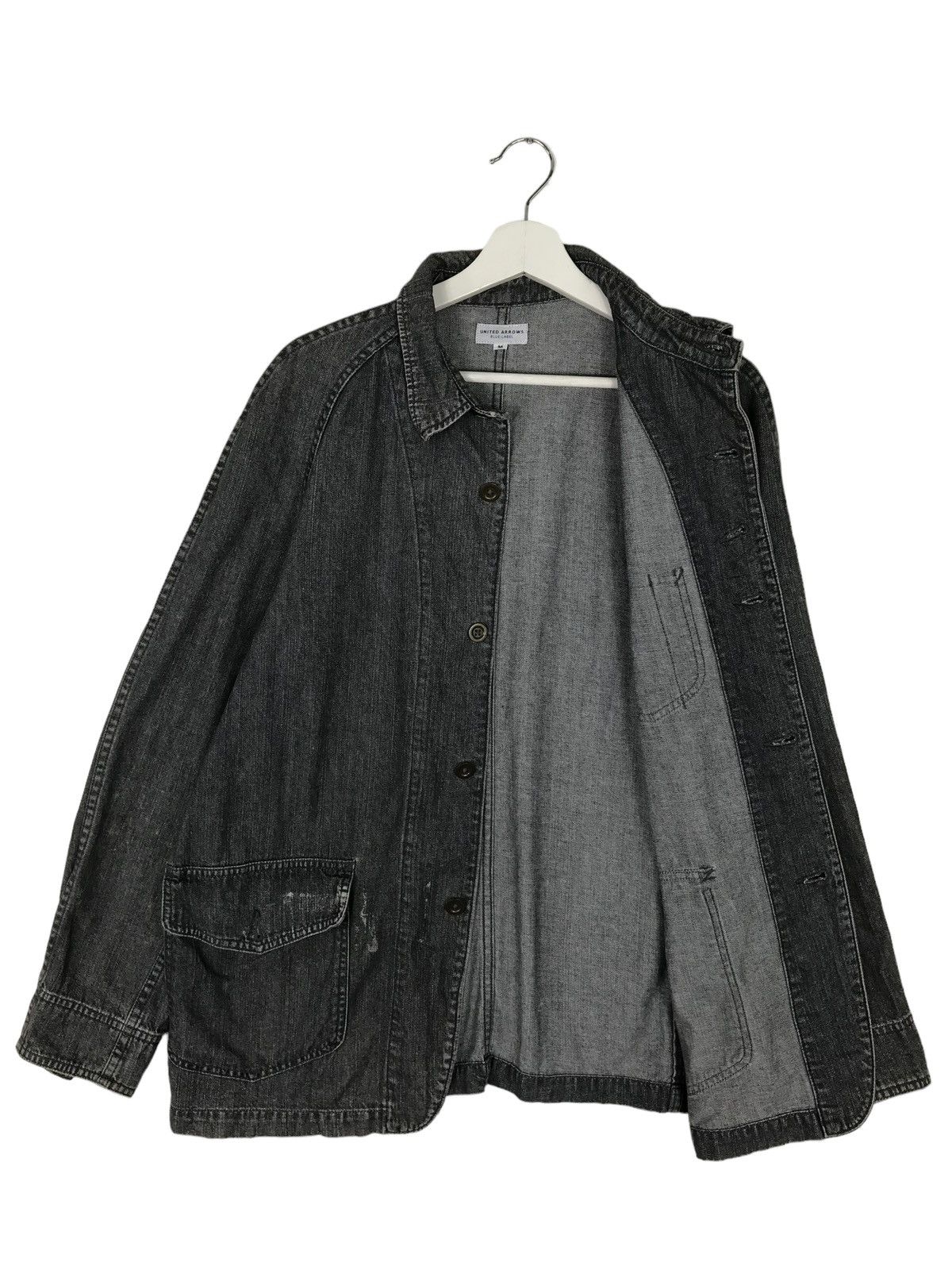 United Arrows 💥 UNITED ARROWS BLUE LABEL FLARE DYED CHORE JACKET Size US M / EU 48-50 / 2 - 6 Thumbnail