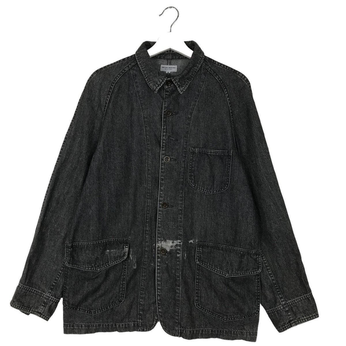 United Arrows 💥 UNITED ARROWS BLUE LABEL FLARE DYED CHORE JACKET Size US M / EU 48-50 / 2 - 1 Thumbnail
