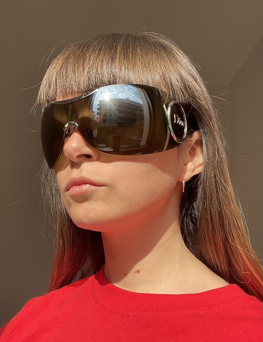 christian dior shield sunglasses