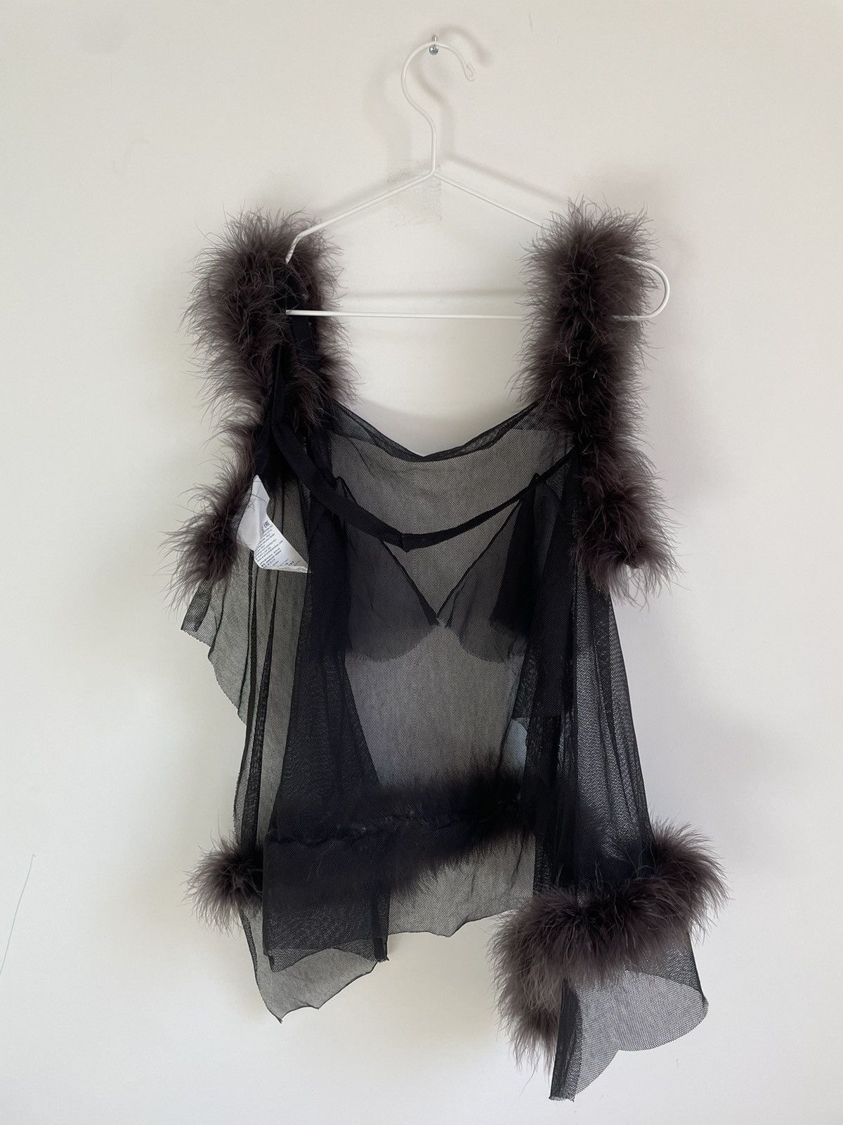 Maison Margiela 2015 FW ⚡️Maison Margiela Artisanal Fur Mesh Top Tank Shirt Size S / US 4 / IT 40 - 8 Thumbnail