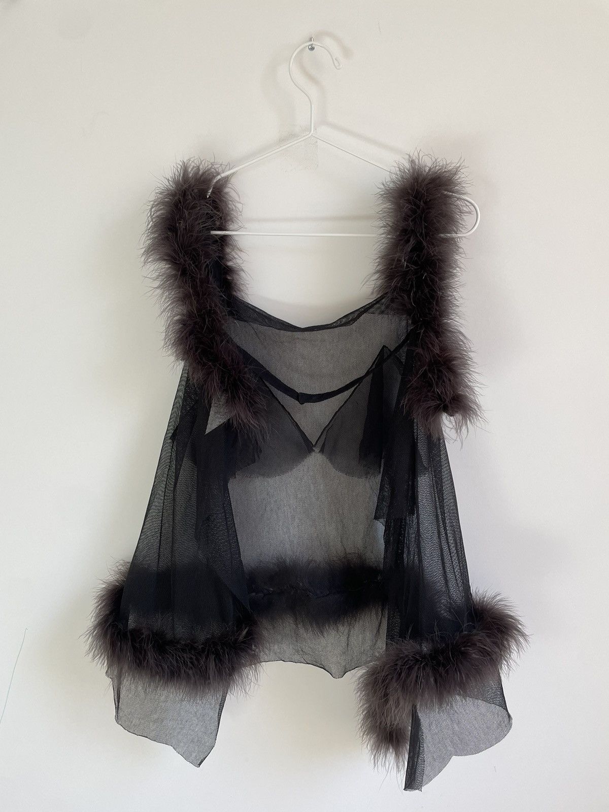 Maison Margiela 2015 FW ⚡️Maison Margiela Artisanal Fur Mesh Top Tank Shirt Size S / US 4 / IT 40 - 7 Thumbnail