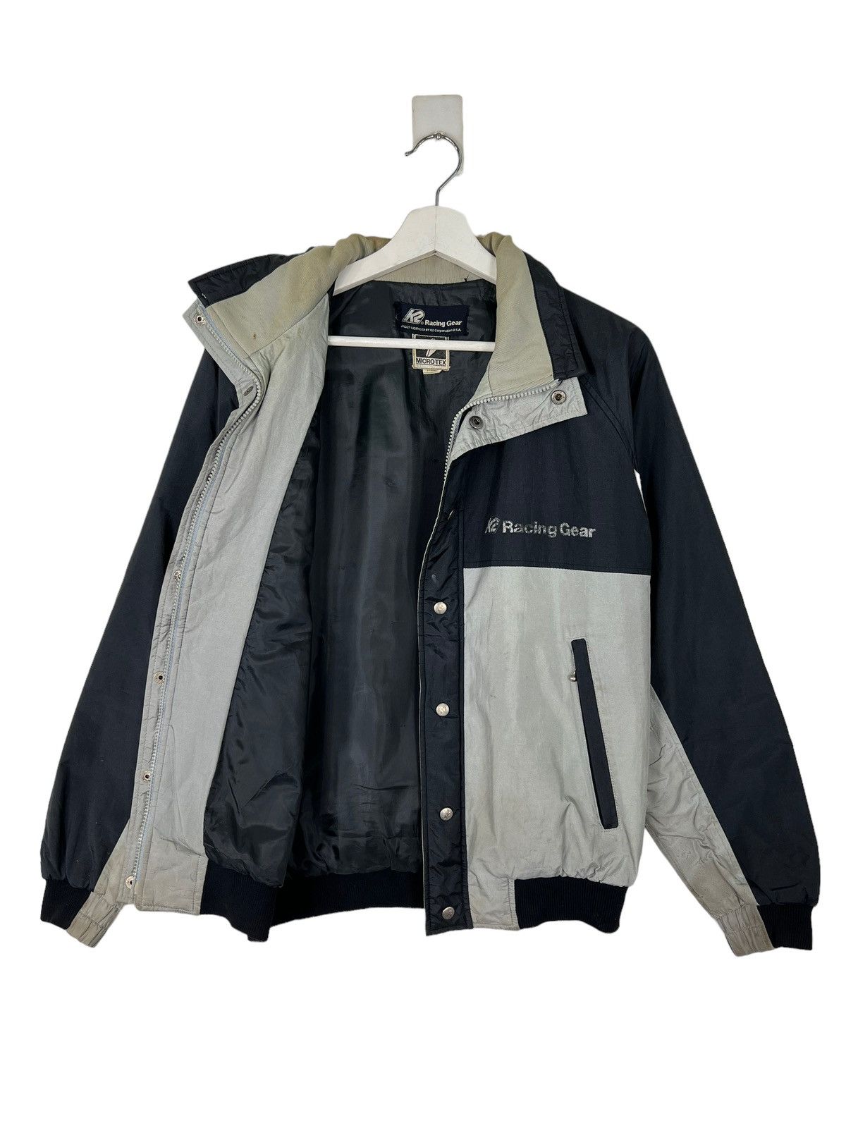 Japanese Brand 💥 K2 RACING GEAR BOMBER STYLE JACKET Size US M / EU 48-50 / 2 - 7 Thumbnail