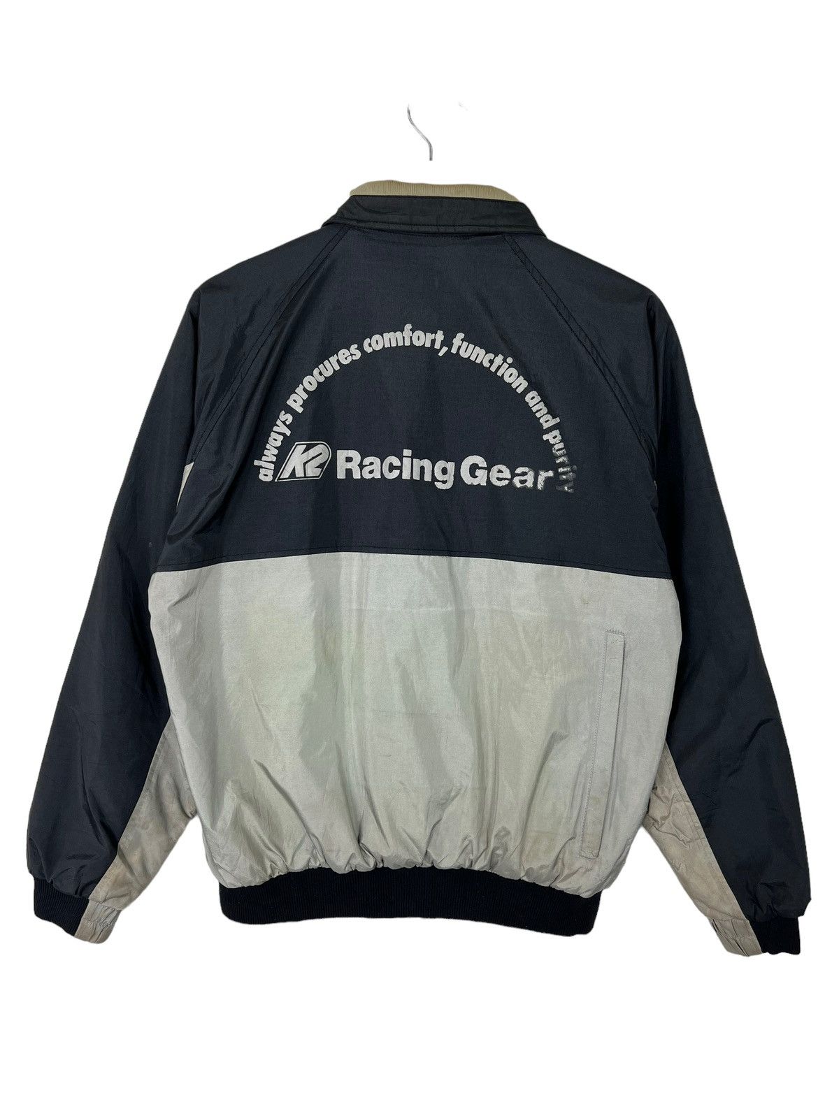 Japanese Brand 💥 K2 RACING GEAR BOMBER STYLE JACKET Size US M / EU 48-50 / 2 - 1 Thumbnail